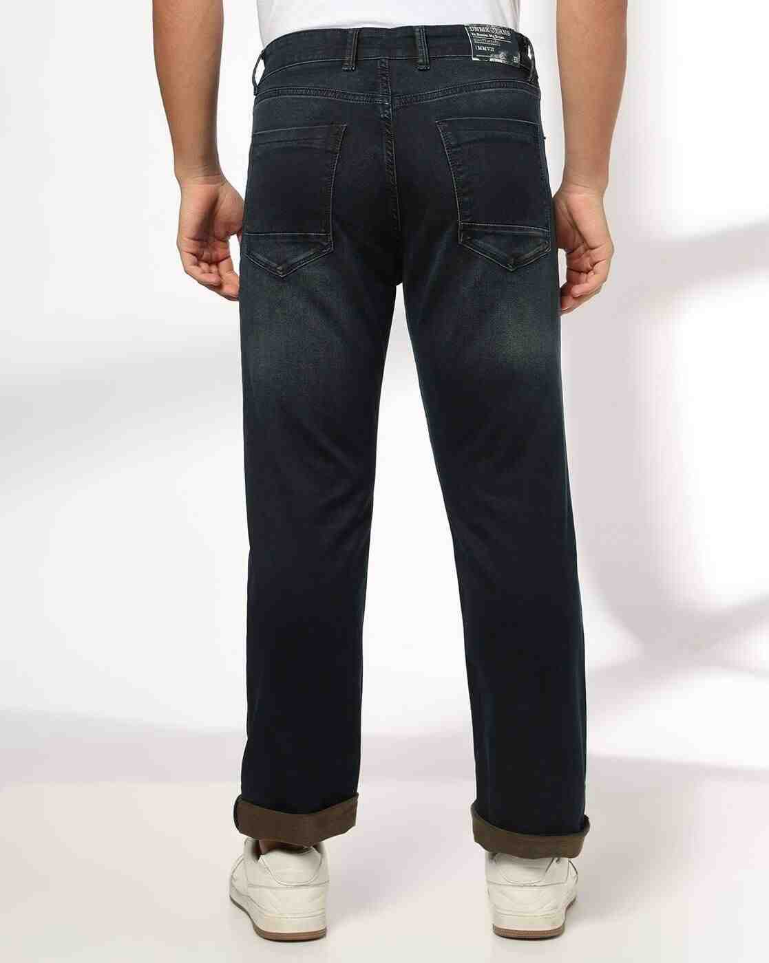 DNMX | Men Mid-Rise Straight Jeans|2