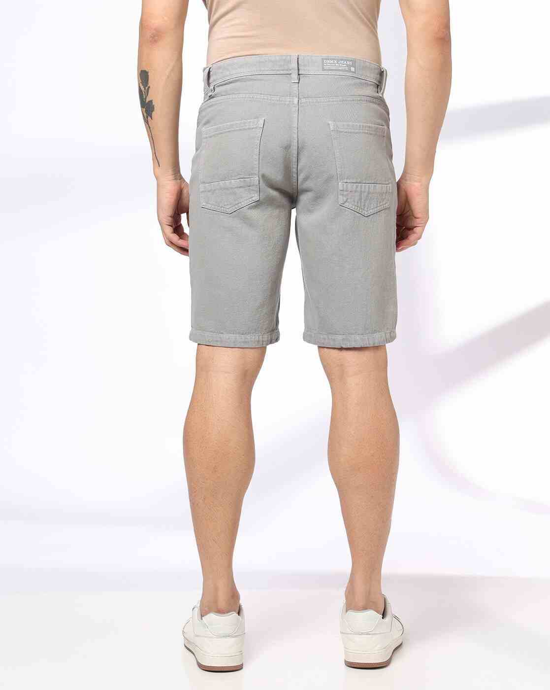 DNMX | Men Regular Fit Denim Shorts|2