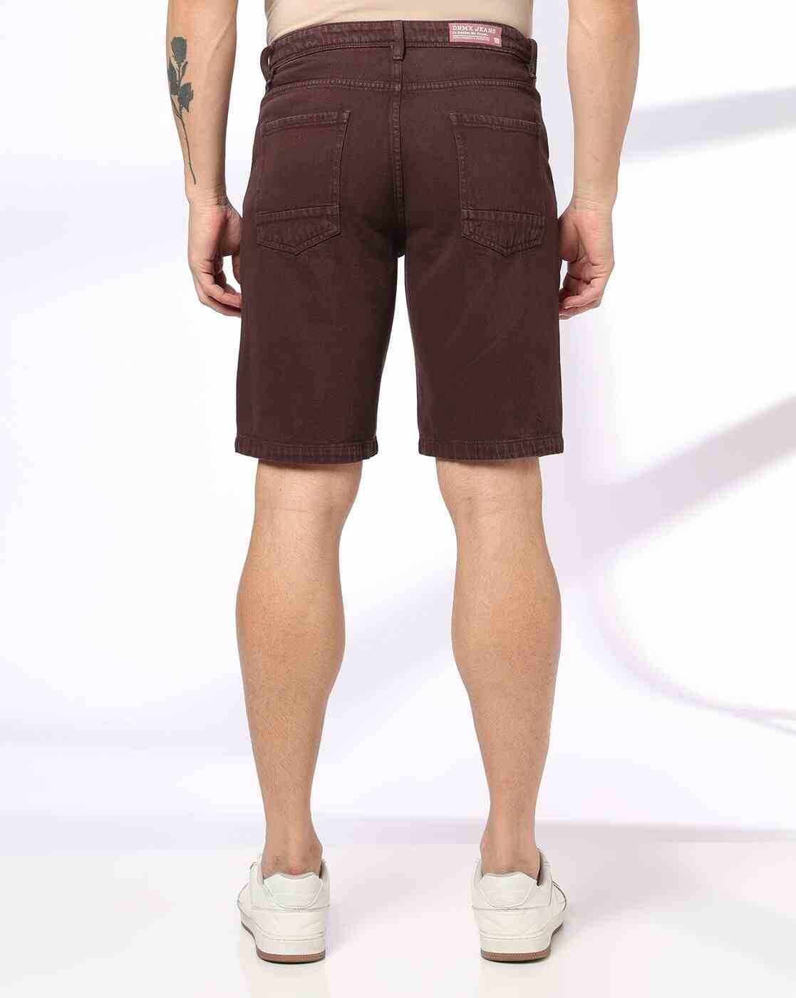 DNMX | Men Regular Fit Denim Shorts|2