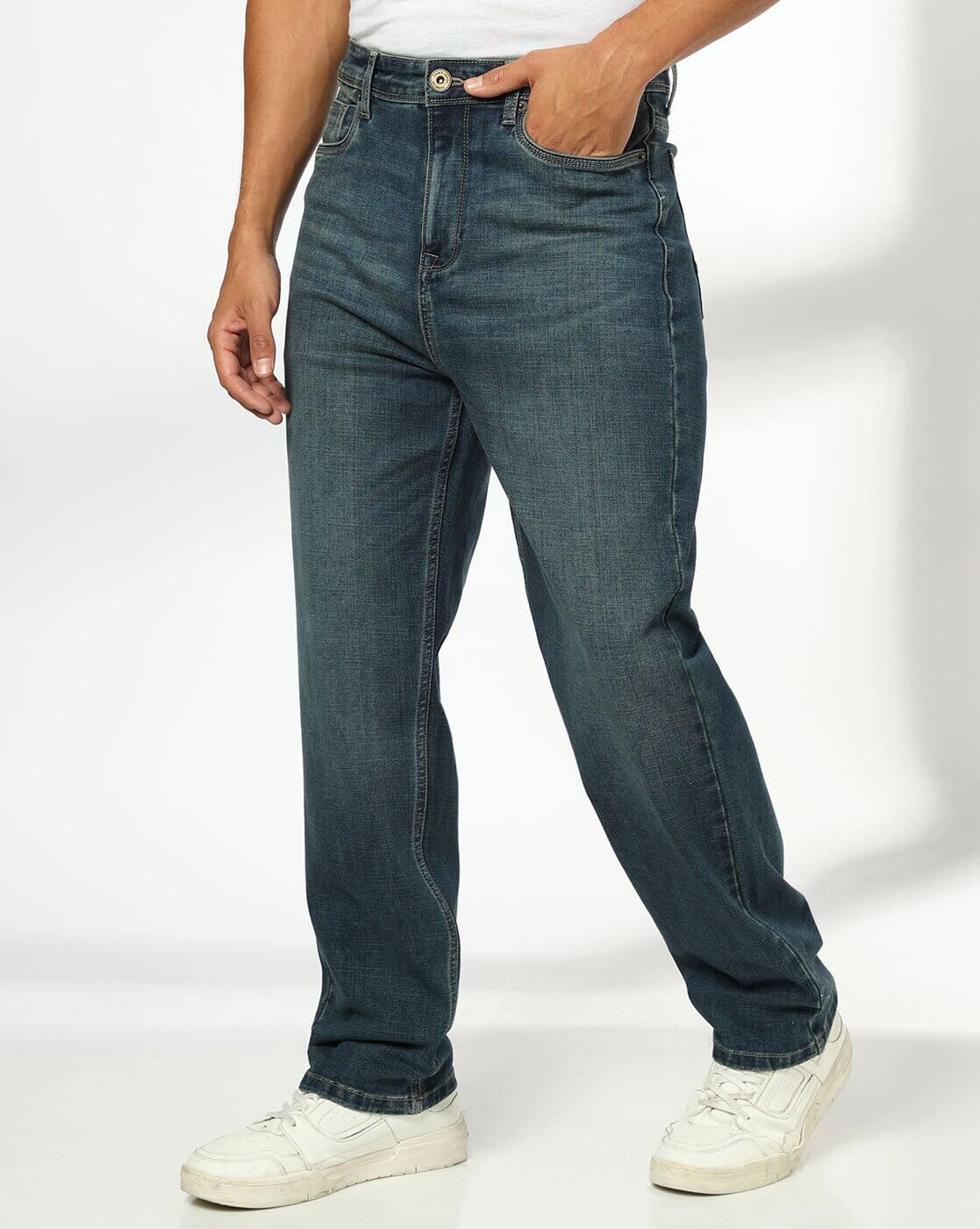 DNMX | Men Mid-Rise Loose Fit Jeans|0