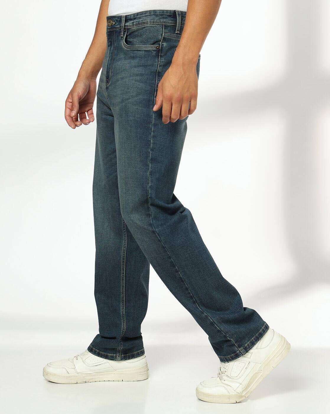 DNMX | Men Mid-Rise Loose Fit Jeans|1