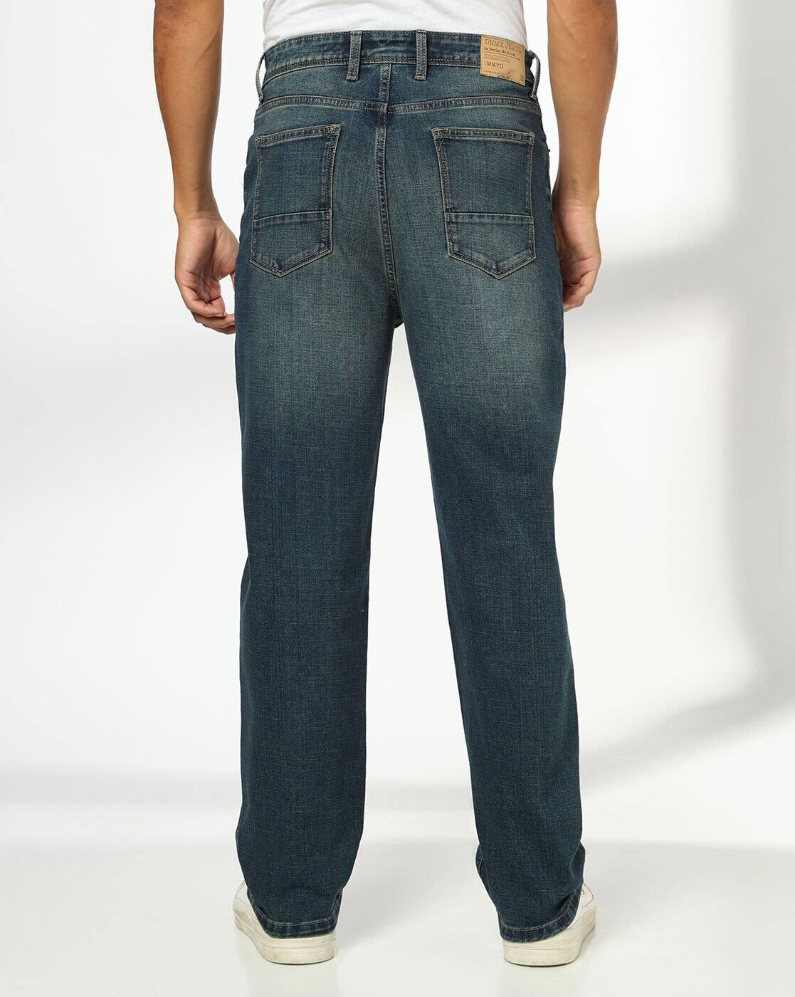 DNMX | Men Mid-Rise Loose Fit Jeans|2