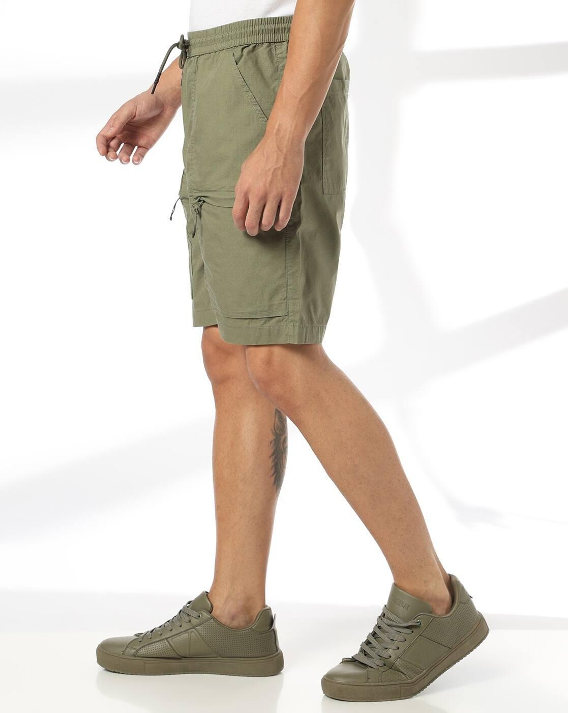 DNMX | Men Mid-Rise Ripstop Shorts|1