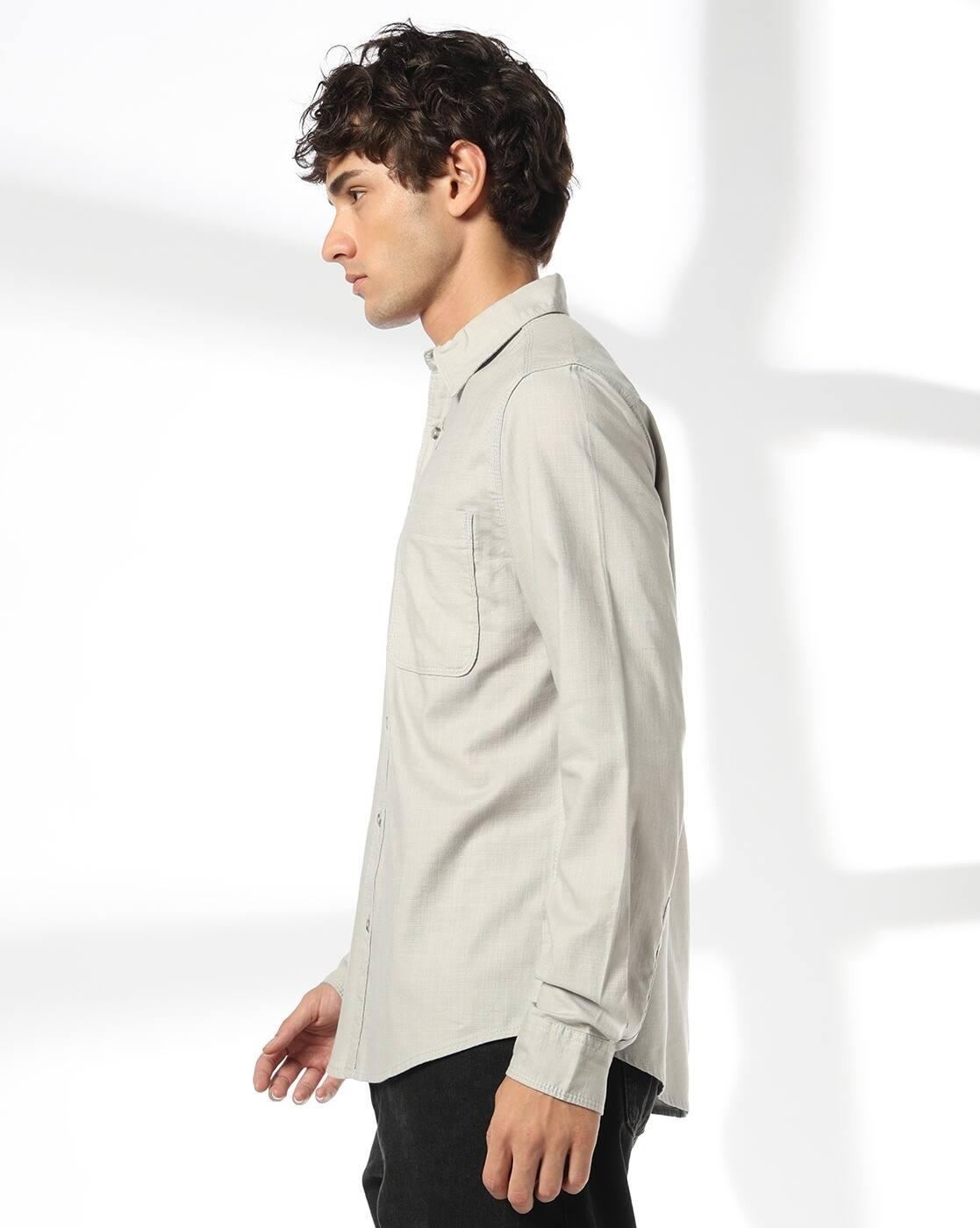 DNMX | Men Regular Fit Classic Shirt|1