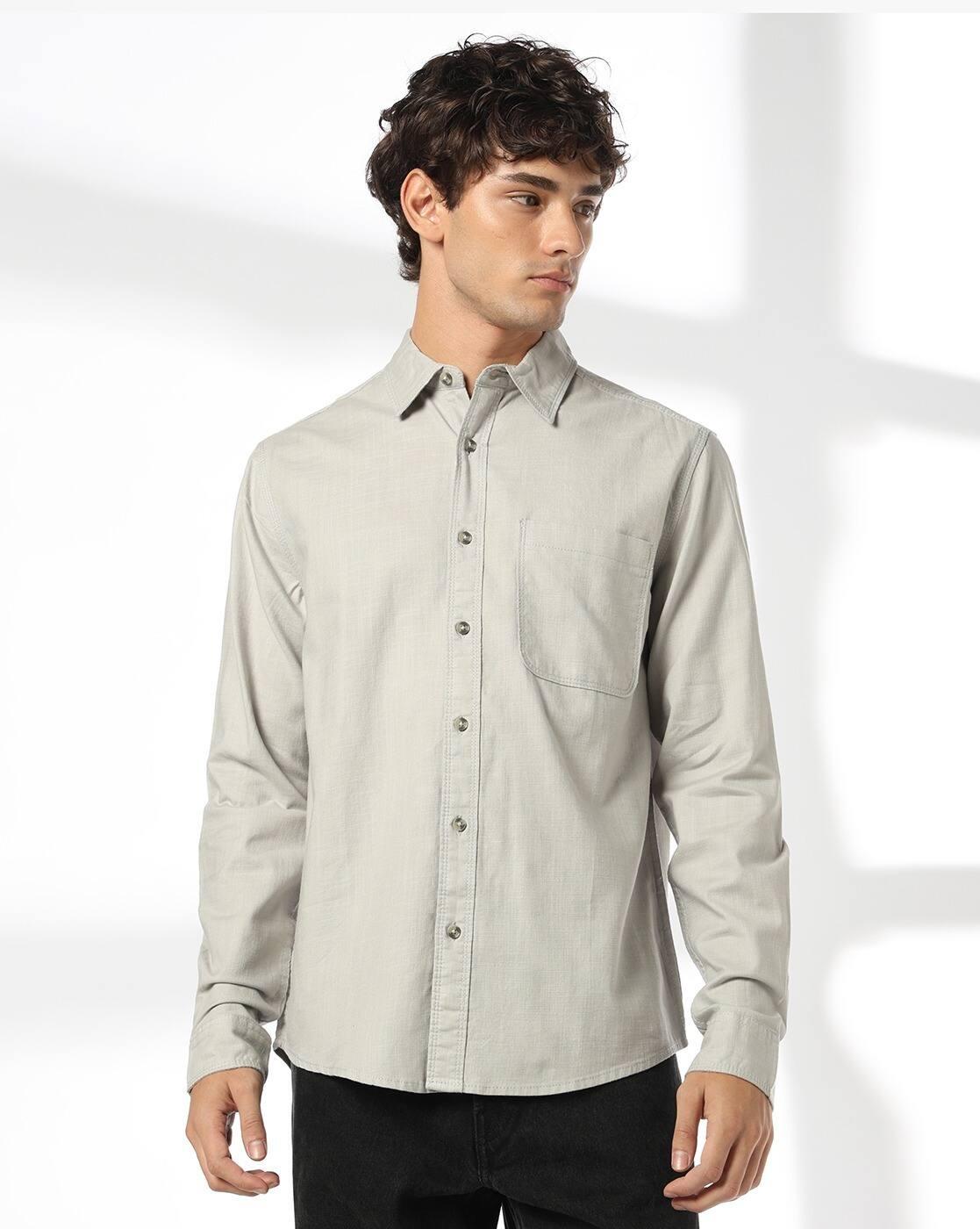 DNMX | Men Regular Fit Classic Shirt|3
