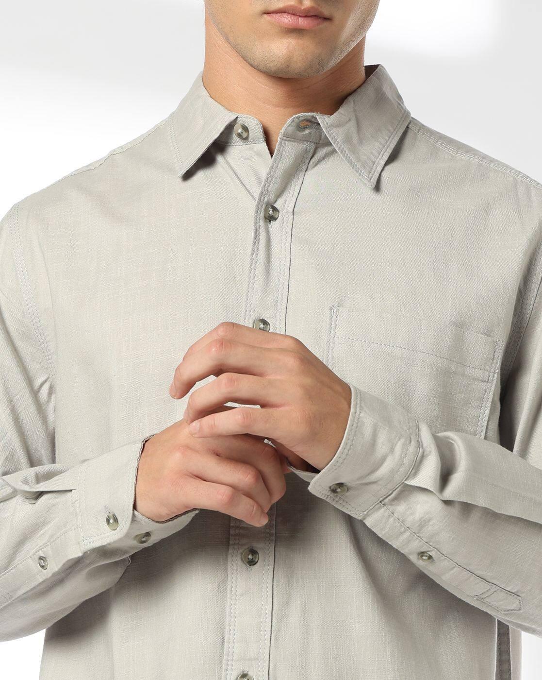 DNMX | Men Regular Fit Classic Shirt|4