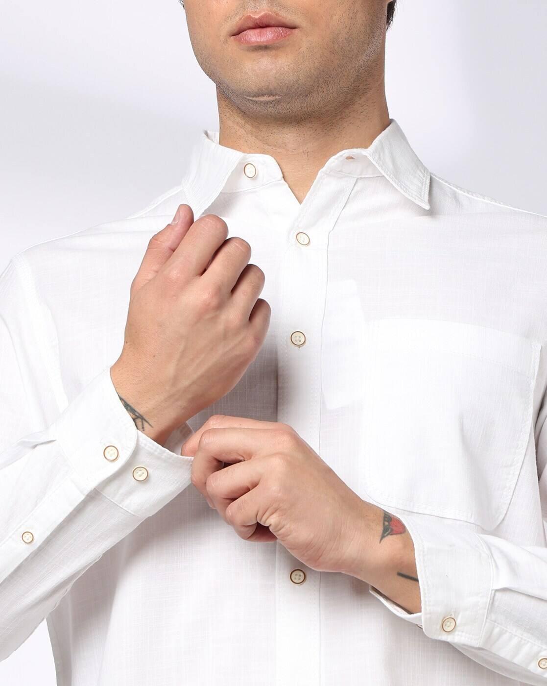 DNMX | Men Regular Fit Classic Shirt|4