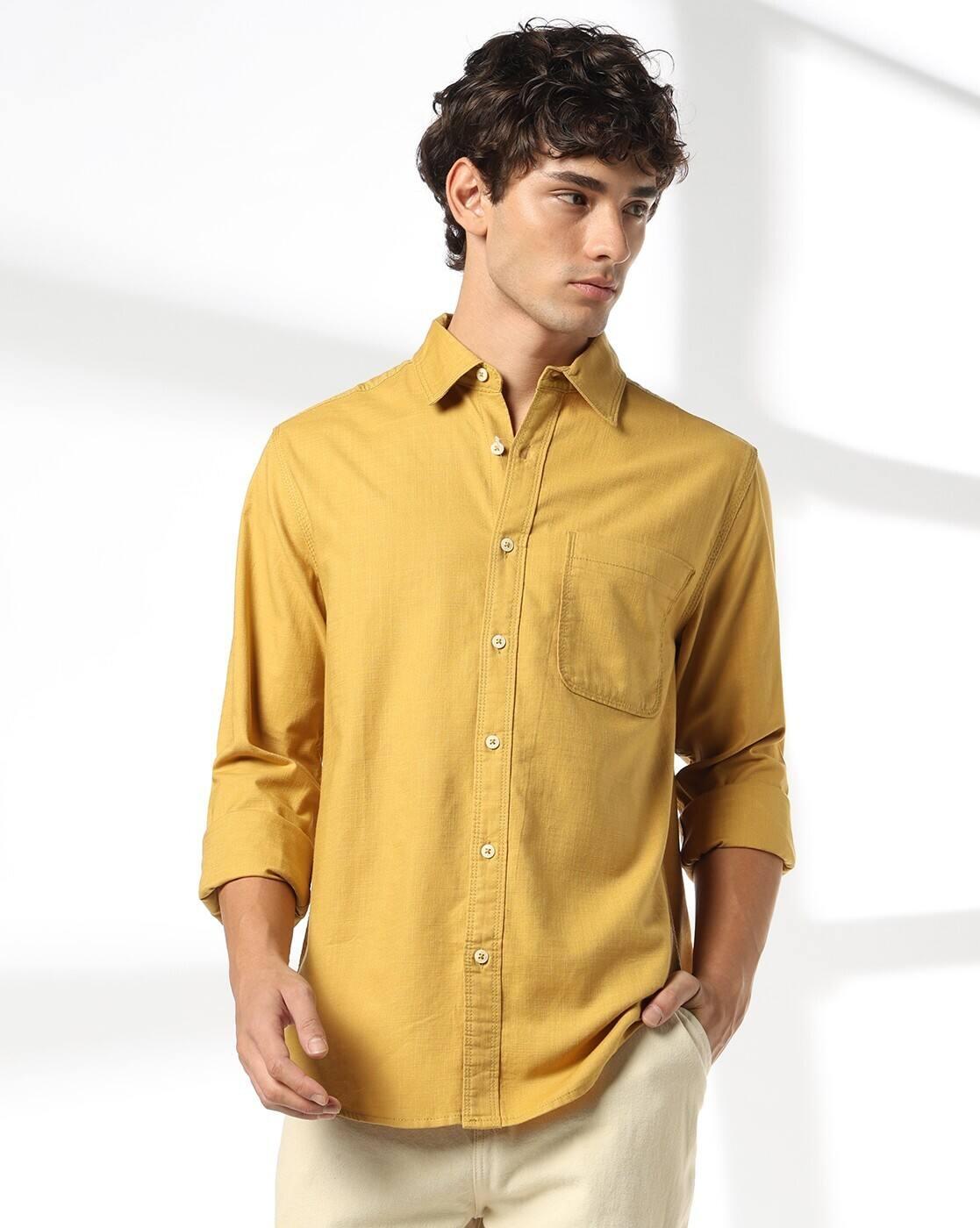 DNMX | Men Regular Fit Classic Shirt|0