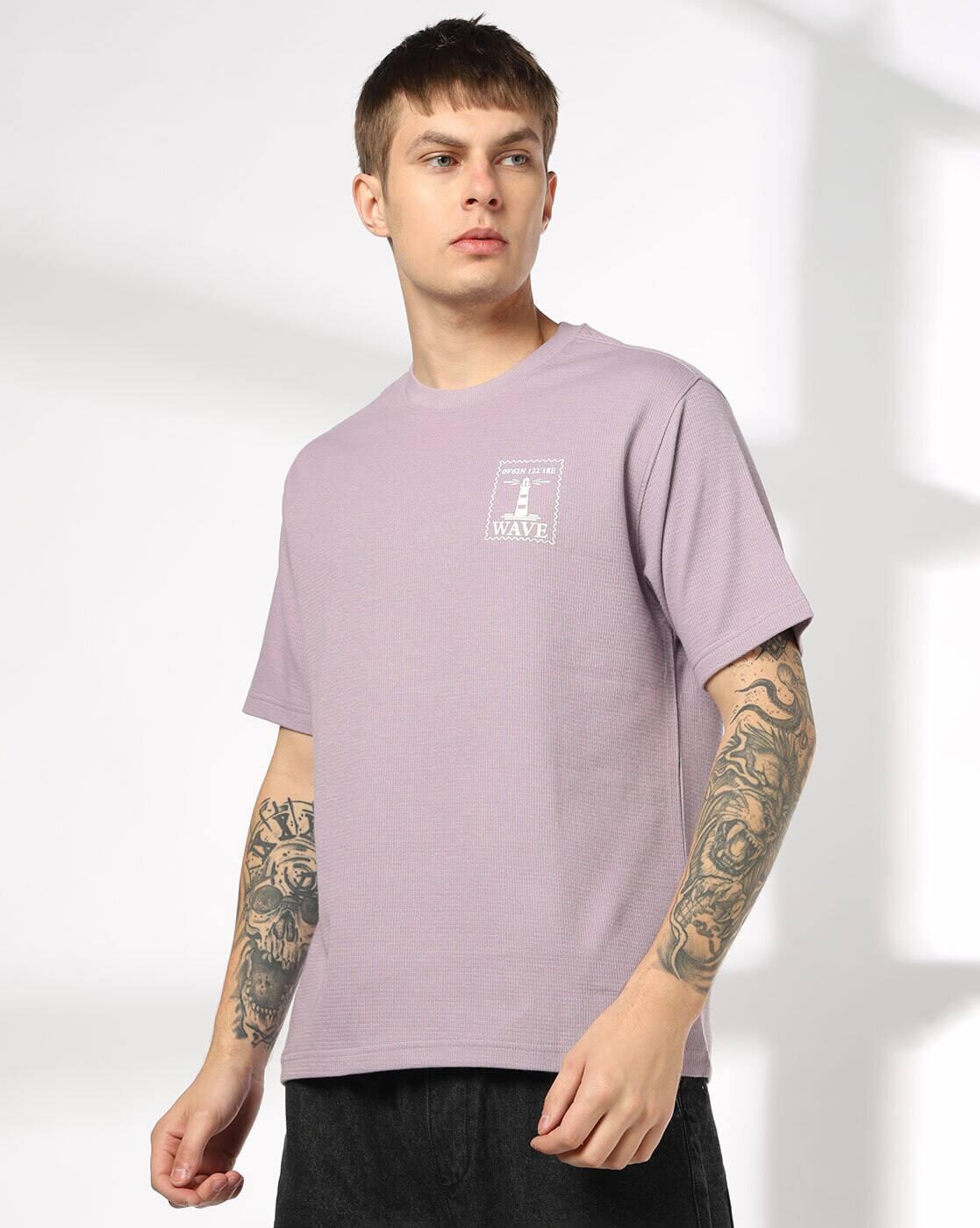DNMX | Men Relaxed Fit Crew-Neck T-Shirt|1