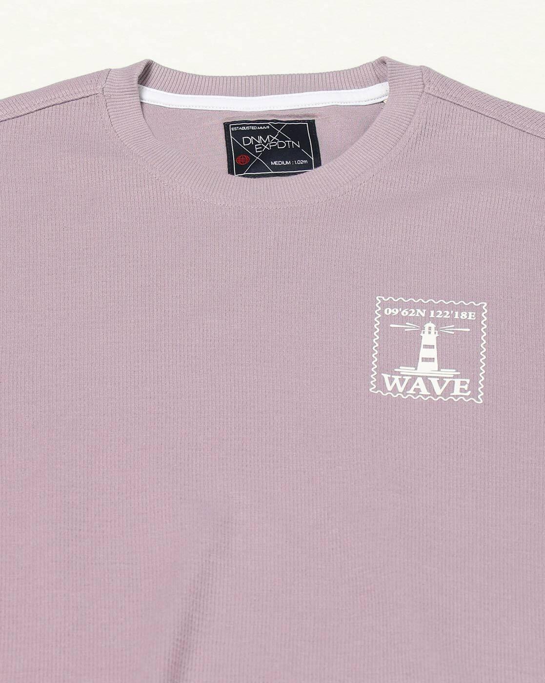 DNMX | Men Relaxed Fit Crew-Neck T-Shirt|5