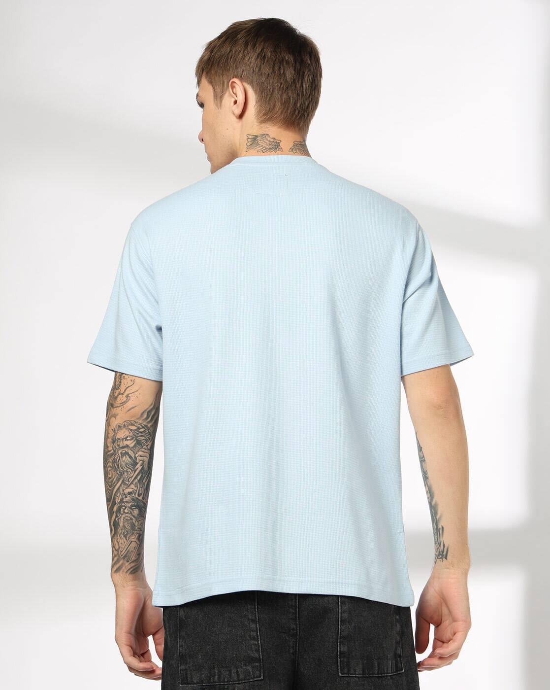 DNMX | Men Relaxed Fit Crew-Neck T-Shirt|2
