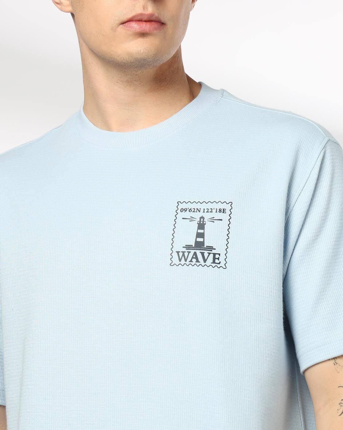 DNMX | Men Relaxed Fit Crew-Neck T-Shirt|3