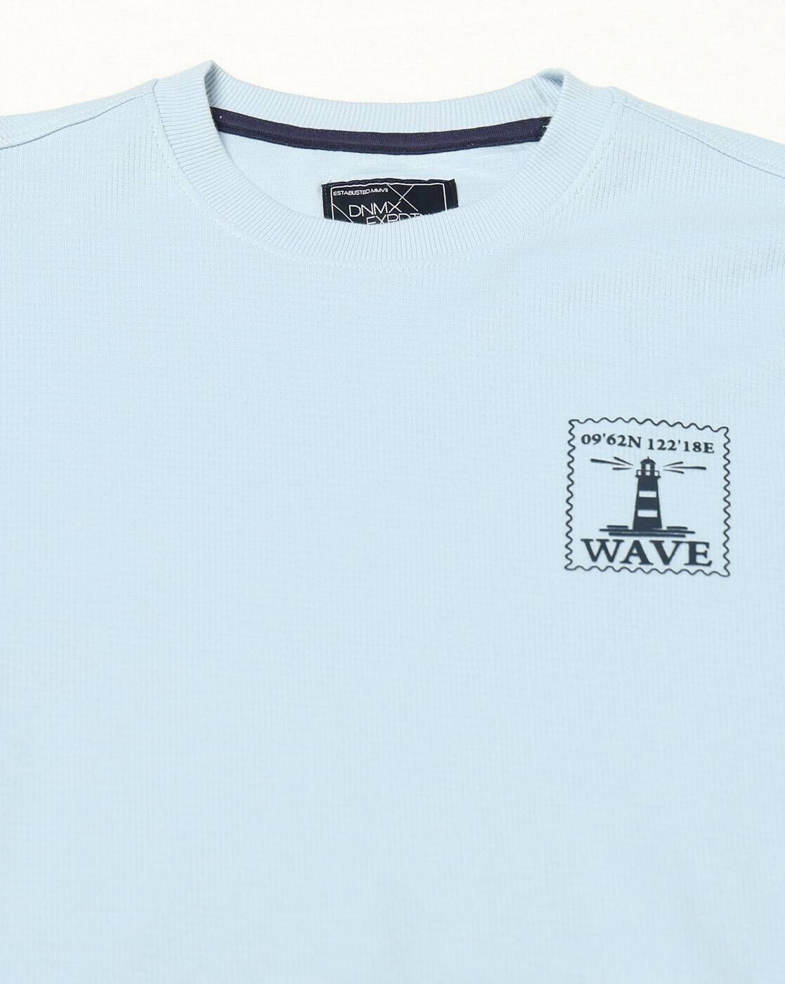 DNMX | Men Relaxed Fit Crew-Neck T-Shirt|4
