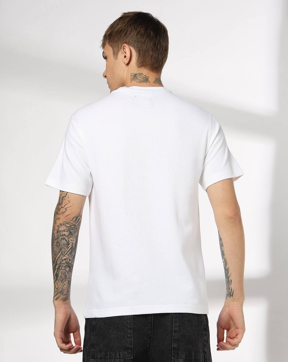 DNMX | Men Relaxed Fit Crew-Neck T-Shirt|2