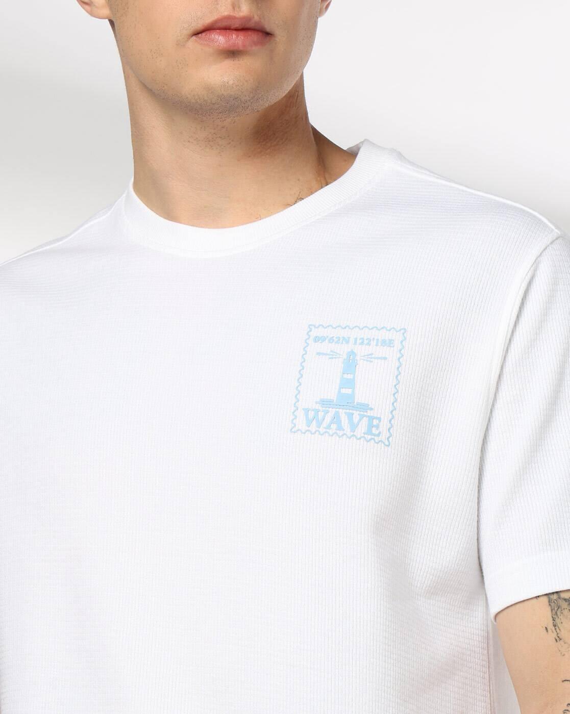 DNMX | Men Relaxed Fit Crew-Neck T-Shirt|4
