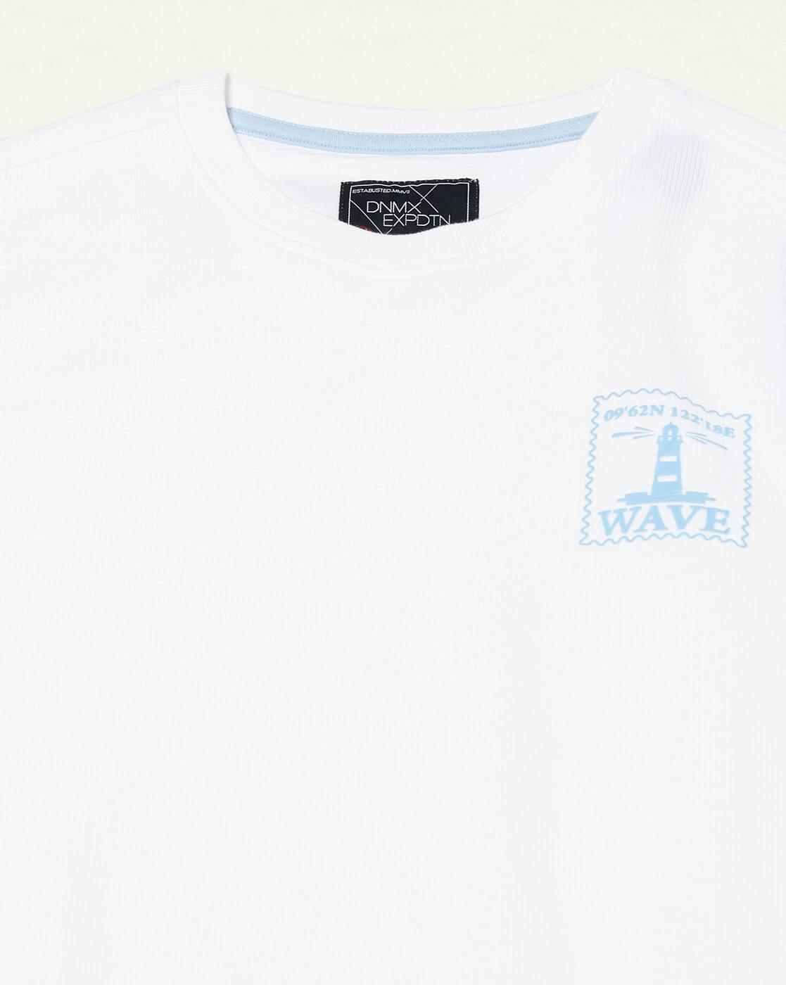 DNMX | Men Relaxed Fit Crew-Neck T-Shirt|5