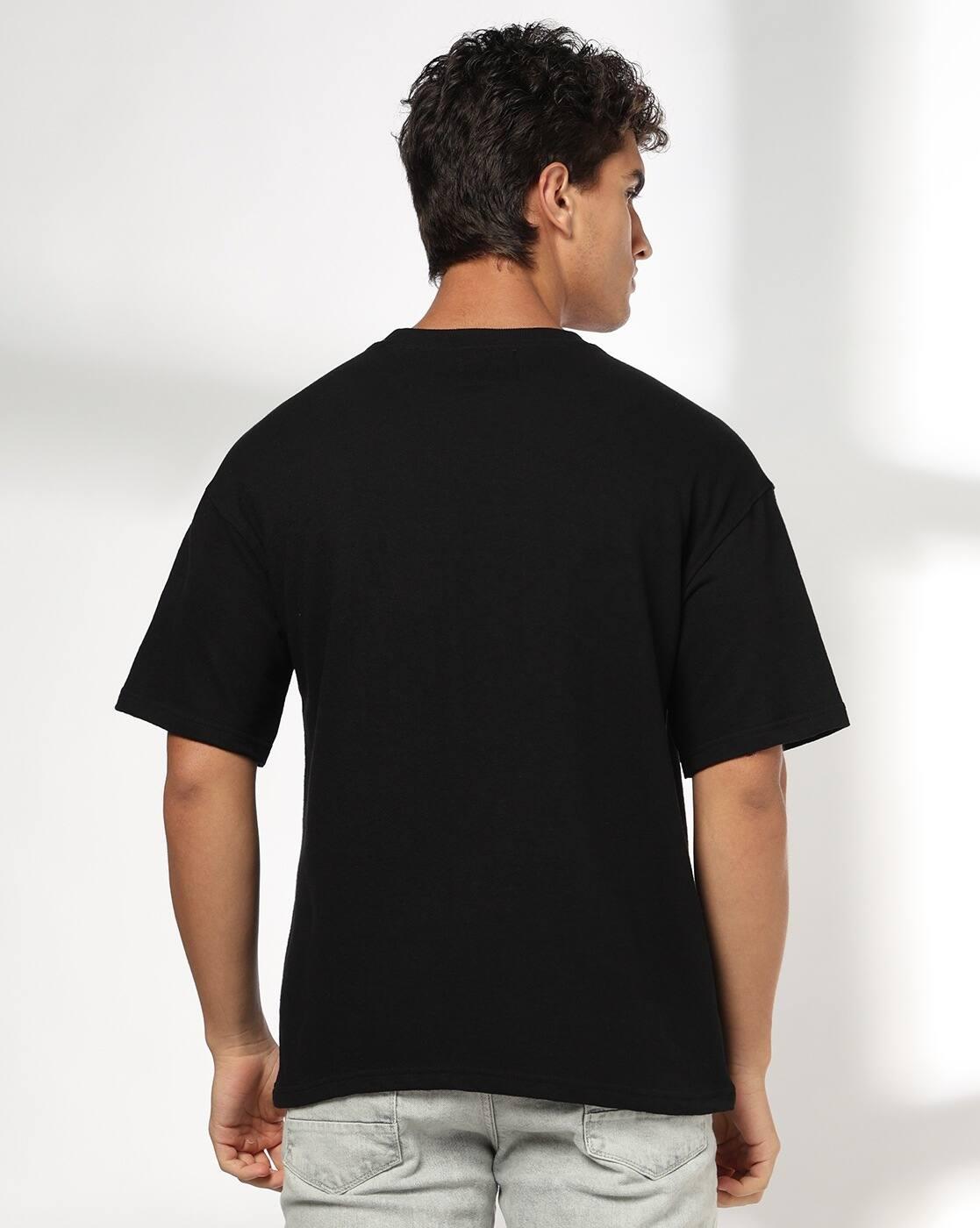DNMX | Men Boxy Fit Crew-Neck T-Shirt|2