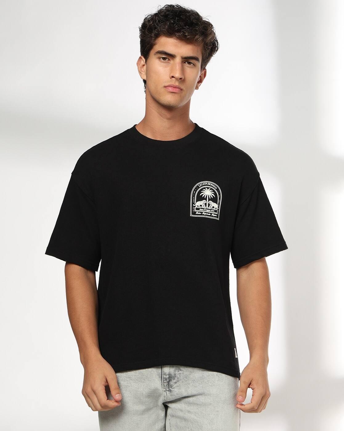 DNMX | Men Boxy Fit Crew-Neck T-Shirt|3