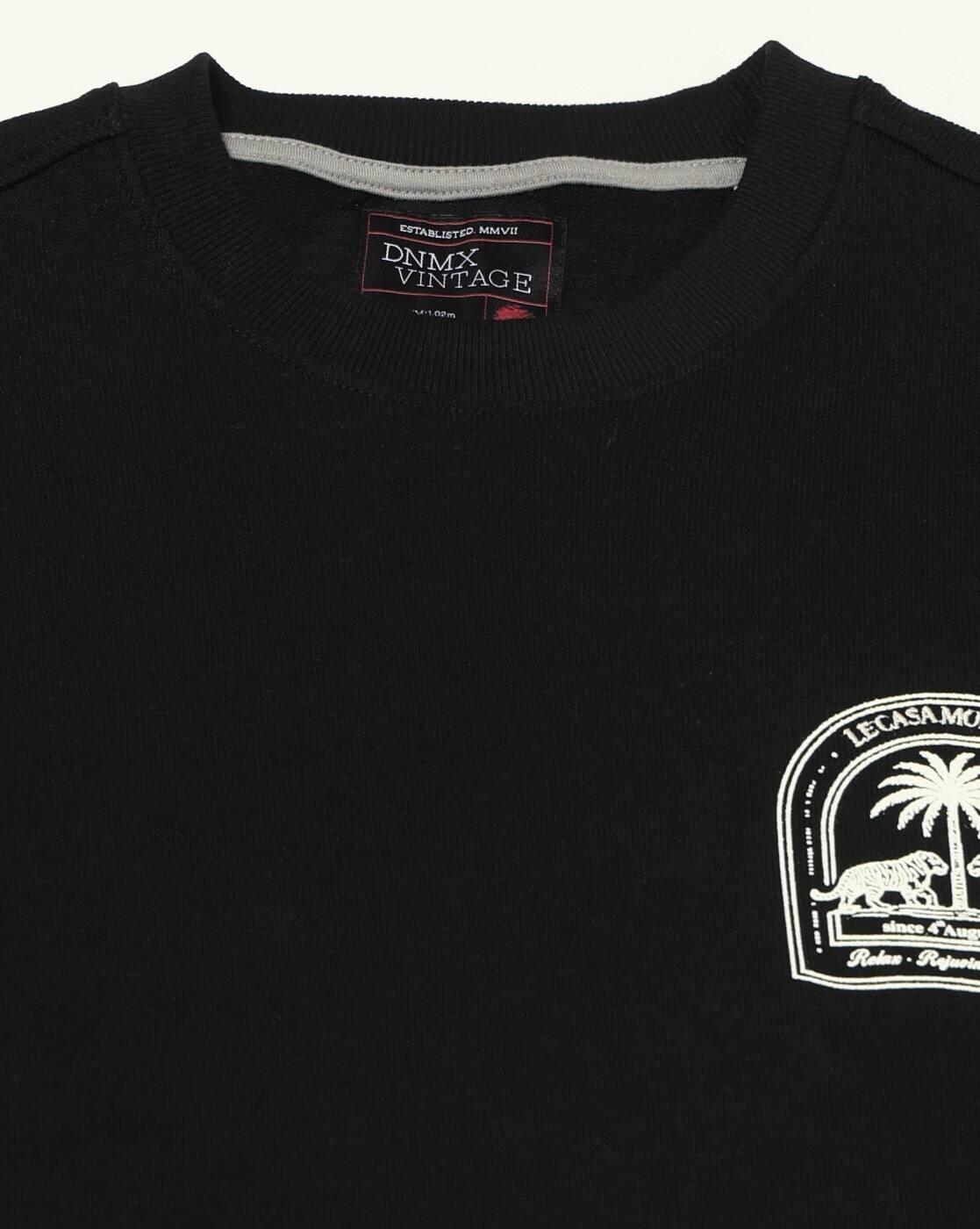DNMX | Men Boxy Fit Crew-Neck T-Shirt|5
