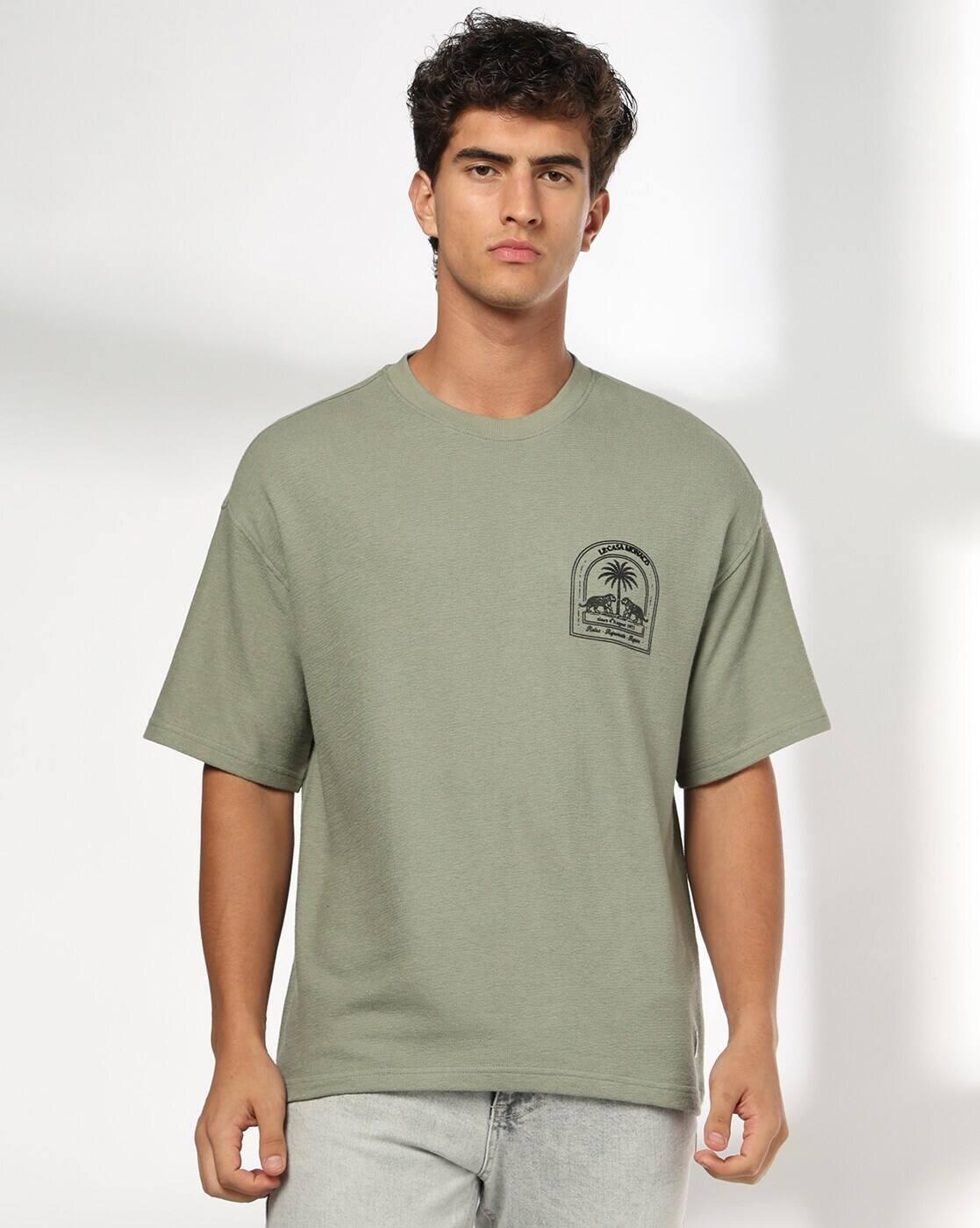 DNMX | Men Boxy Fit Crew-Neck T-Shirt|3