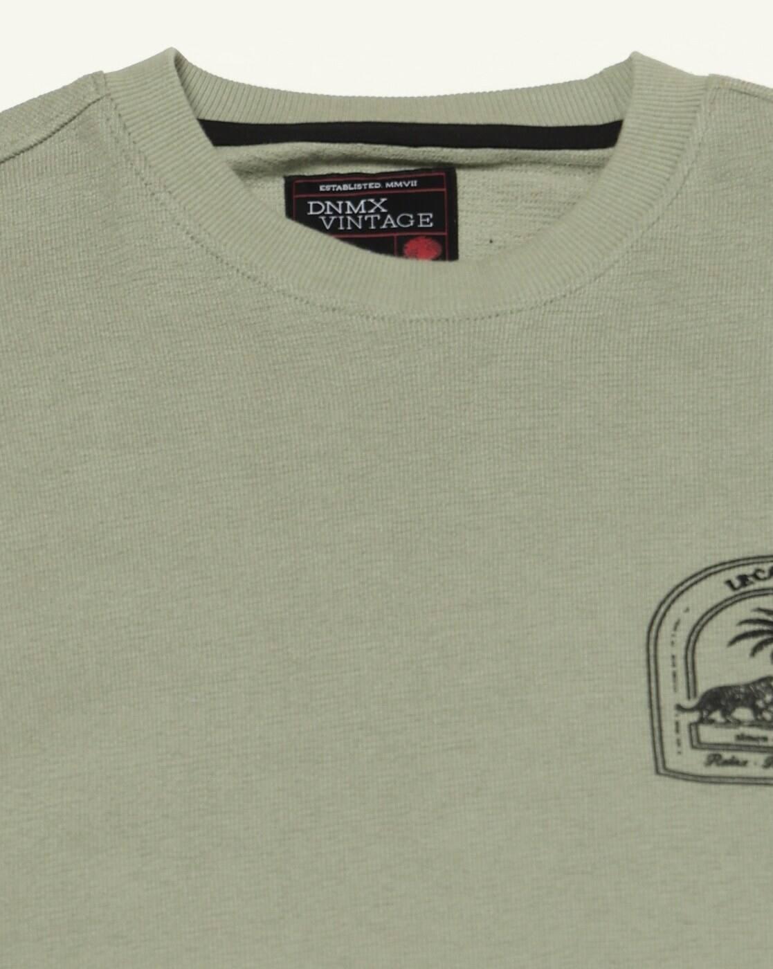 DNMX | Men Boxy Fit Crew-Neck T-Shirt|5