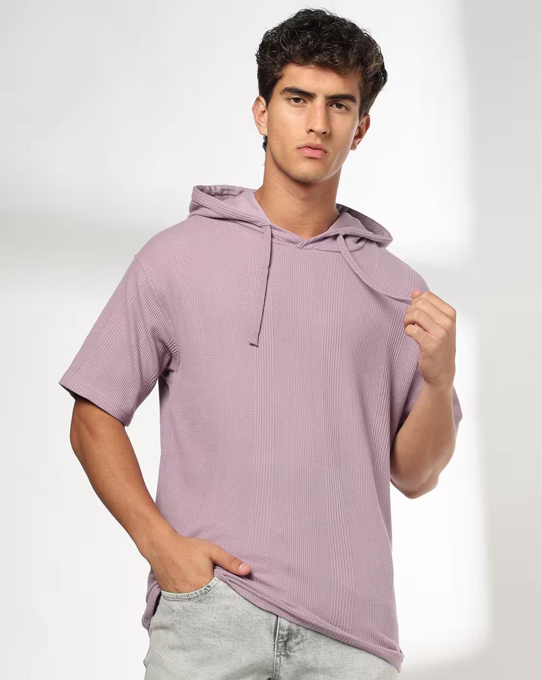DNMX | Men Relaxed Fit Cotton T-Shirt|0