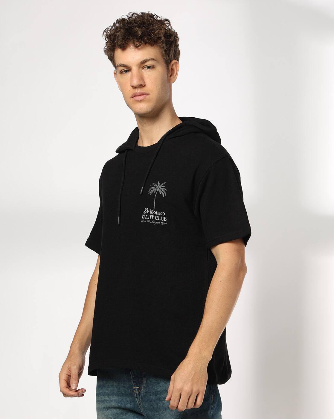 DNMX | Men Relaxed Fit Cotton T-Shirt|1