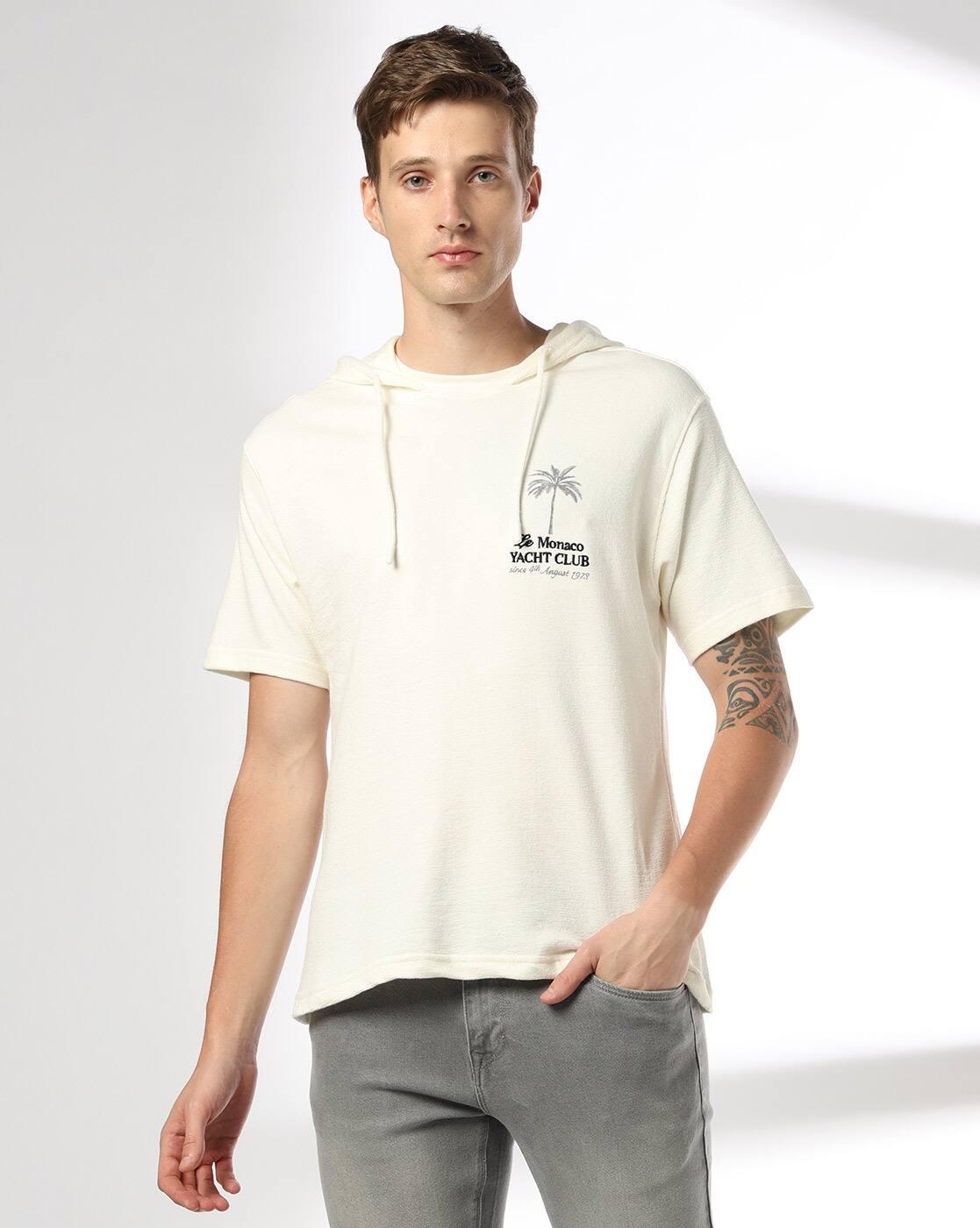 DNMX | Men Relaxed Fit Cotton T-Shirt|0