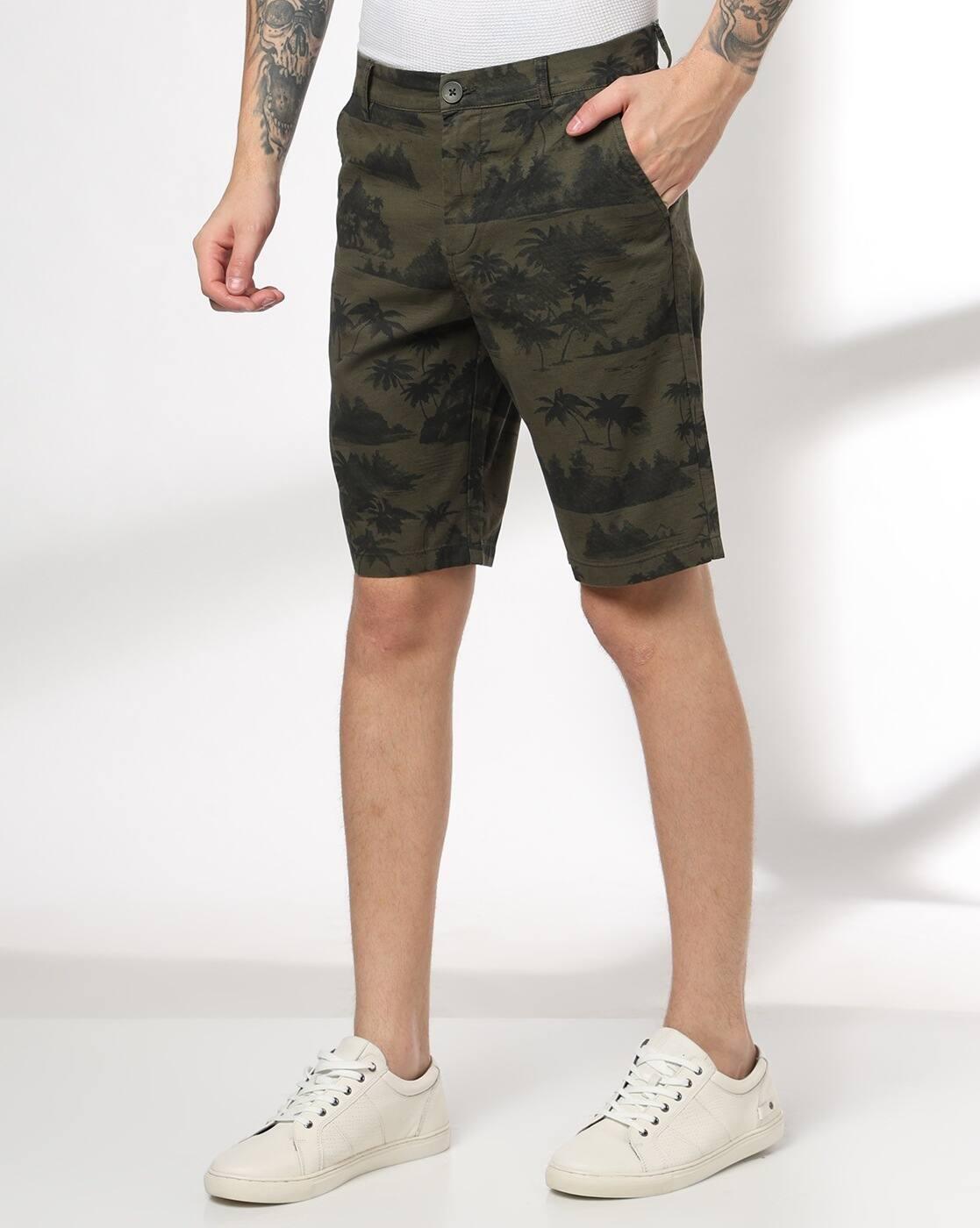 DNMX | Men Printed Regular Fit Shorts|0