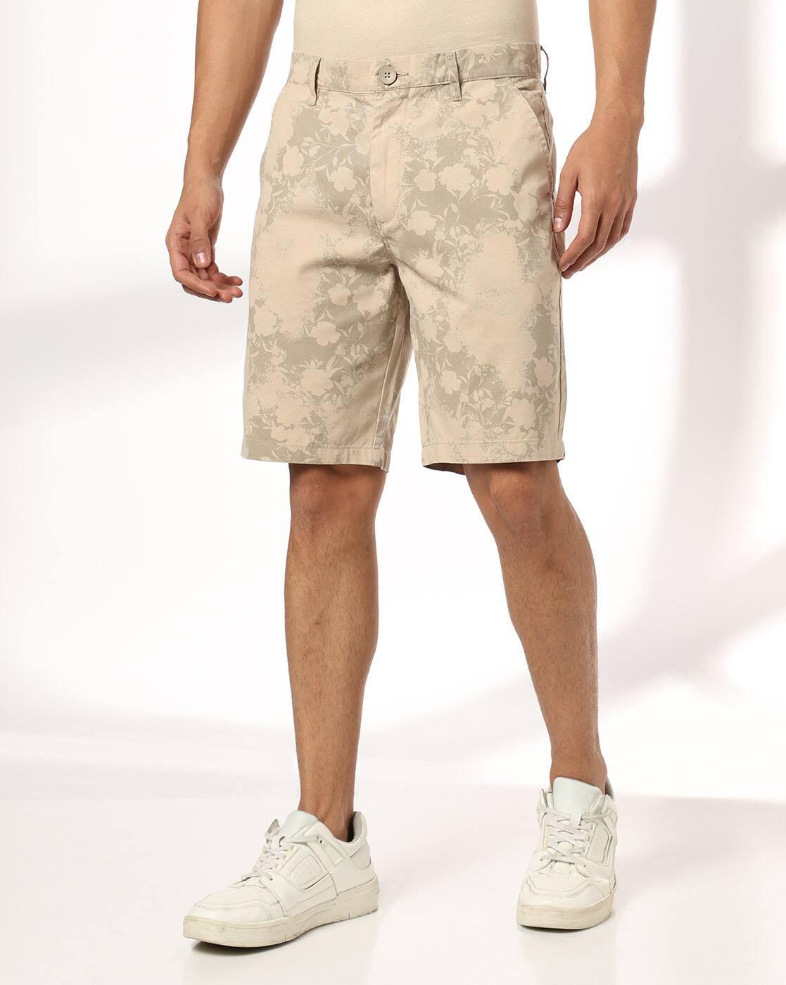 DNMX | Men Floral Print Regular Fit Shorts|3