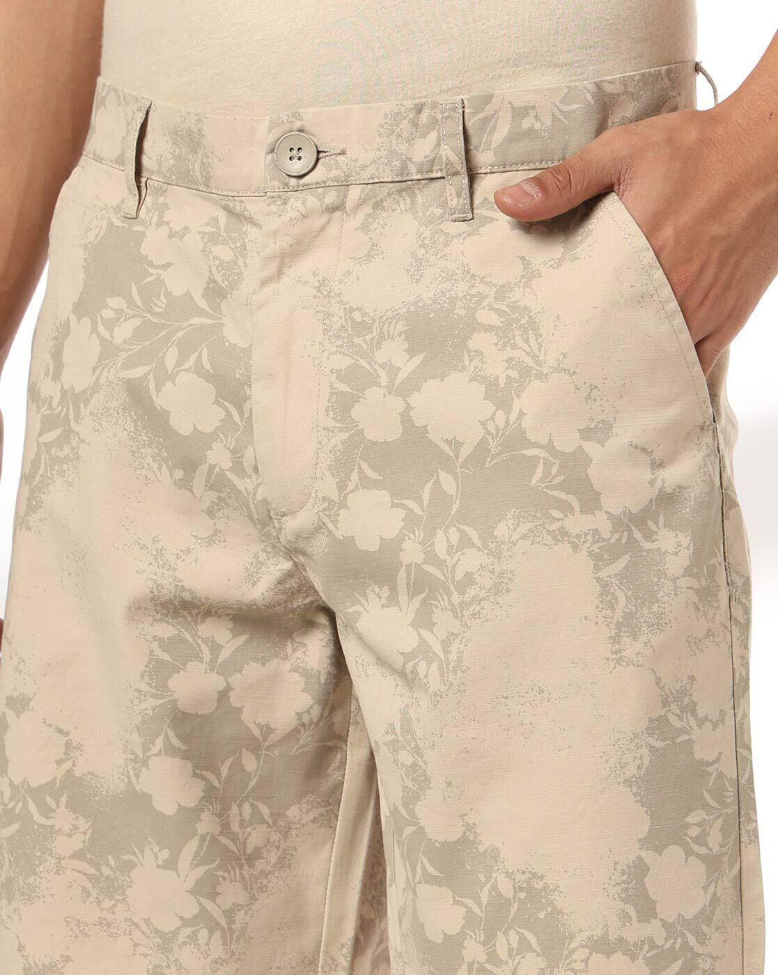DNMX | Men Floral Print Regular Fit Shorts|4