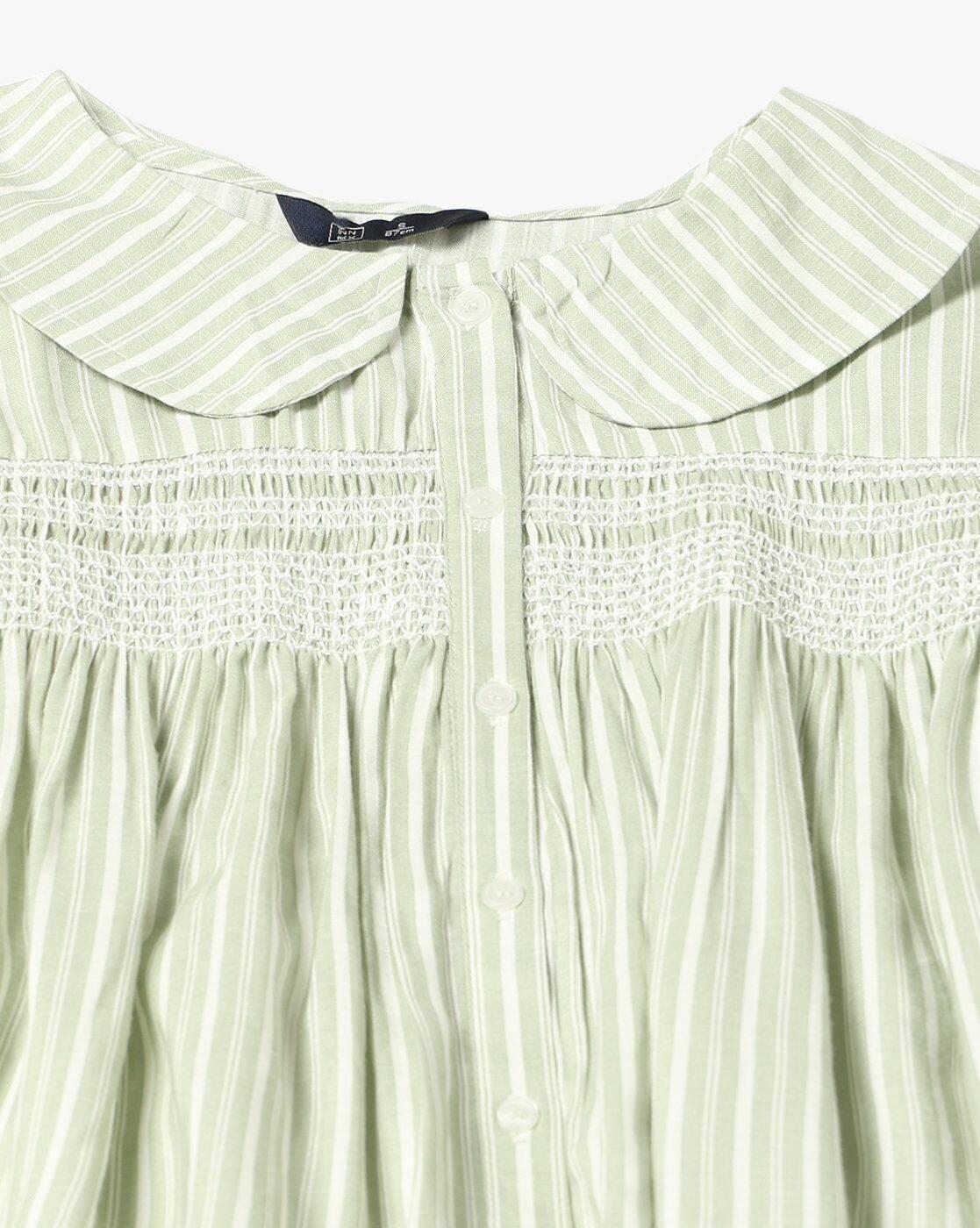 DNMX | Women Striped Relaxed Fit Shirt|4