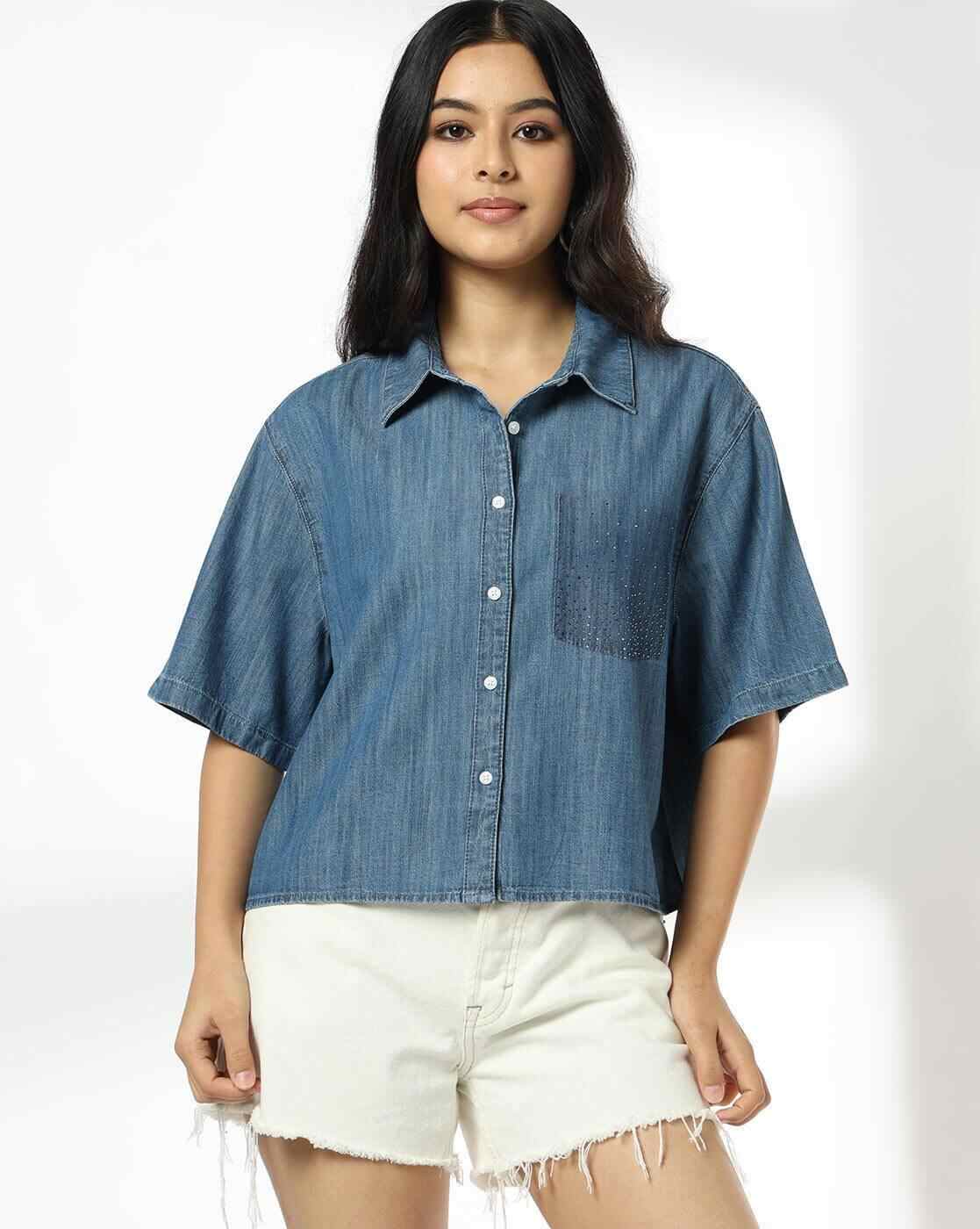 DNMX | Women Relaxed FIt Classic Shirt|0