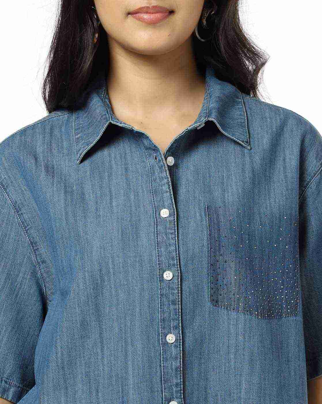 DNMX | Women Relaxed FIt Classic Shirt|3