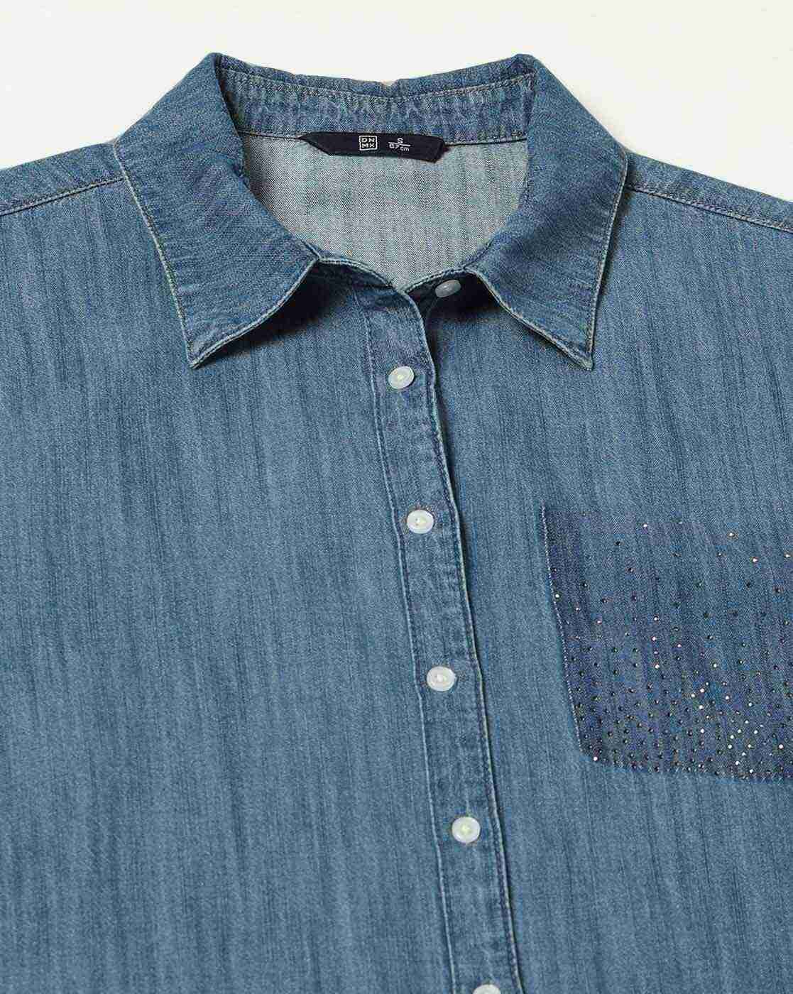 DNMX | Women Relaxed FIt Classic Shirt|4