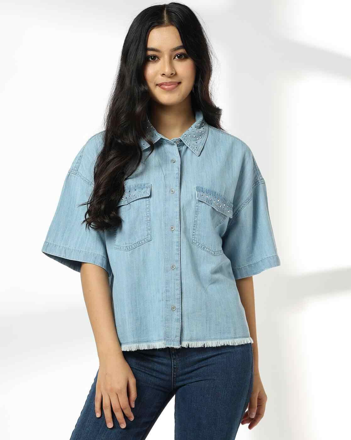 DNMX | Women Relaxed FIt Classic Shirt|0