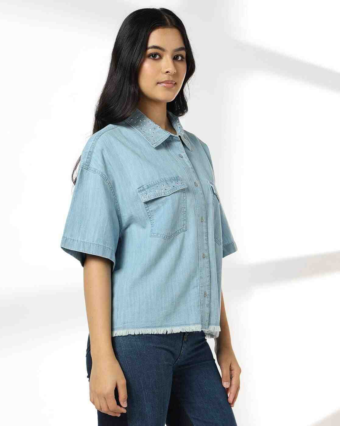 DNMX | Women Relaxed FIt Classic Shirt|1