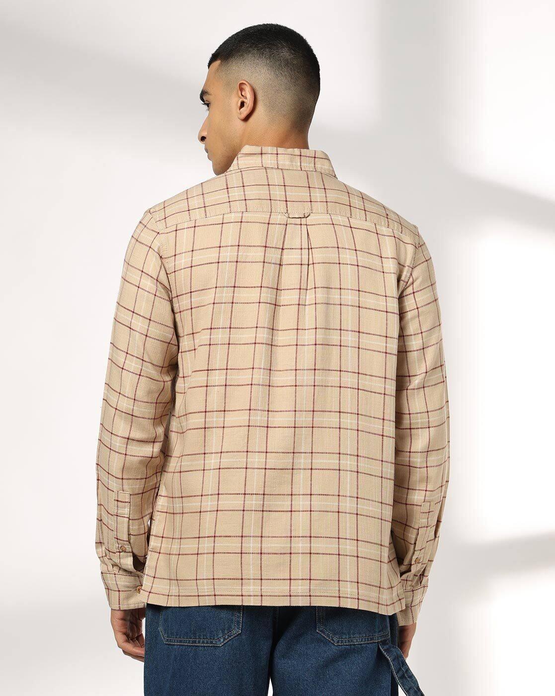 DNMX | Men Checked Regular Fit Shirt|3