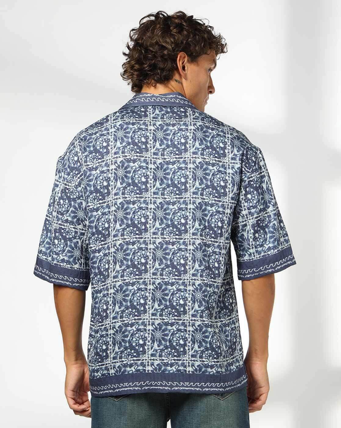 DNMX | Men Printed Boxy Fit Shirt|2