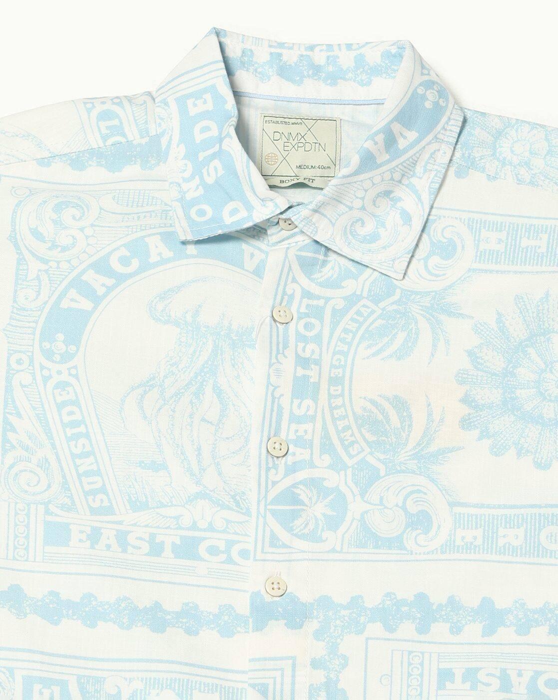 DNMX | Men Printed Boxy Fit Shirt|4