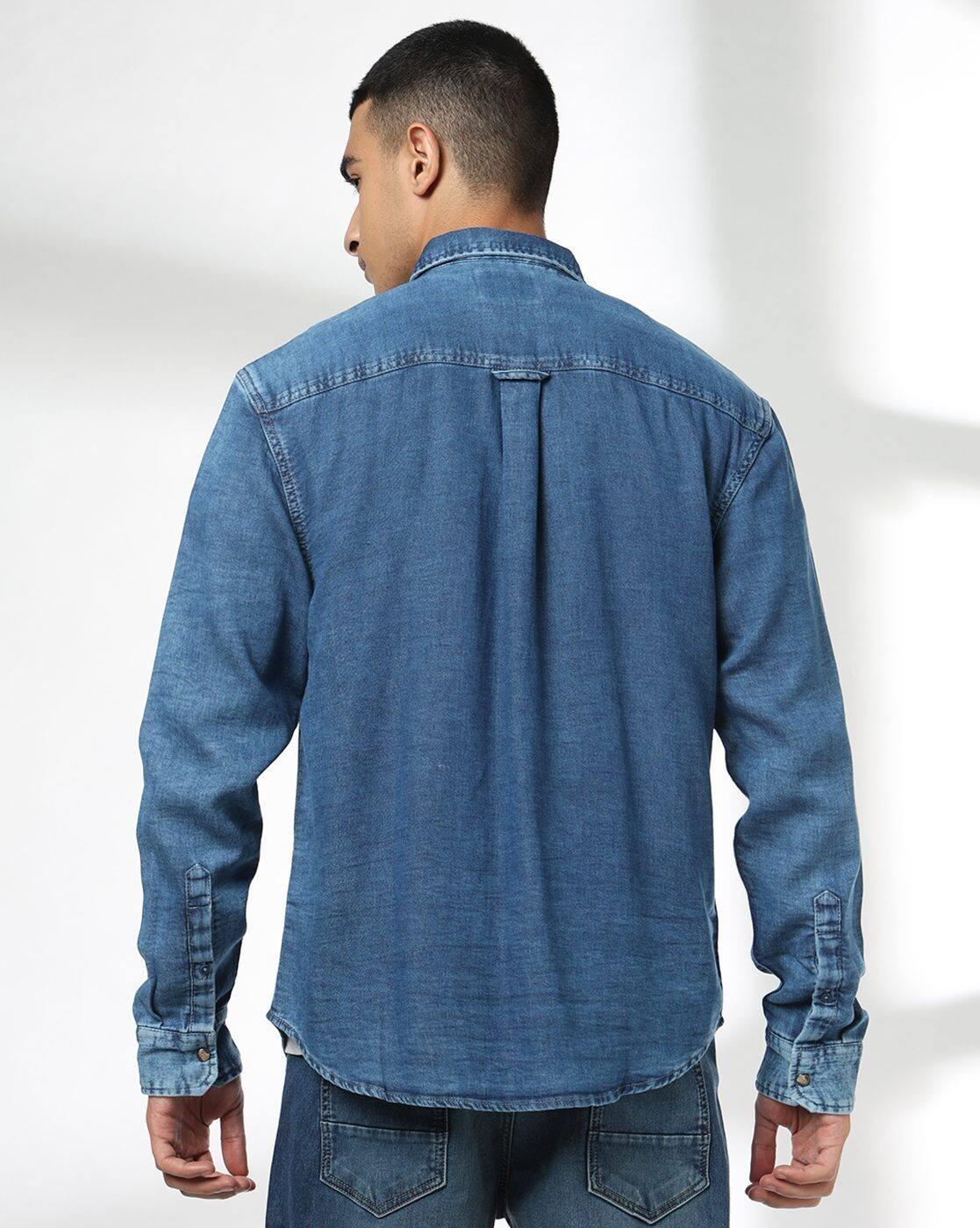 DNMX | Men Washed Relaxed Fit Shirt|2