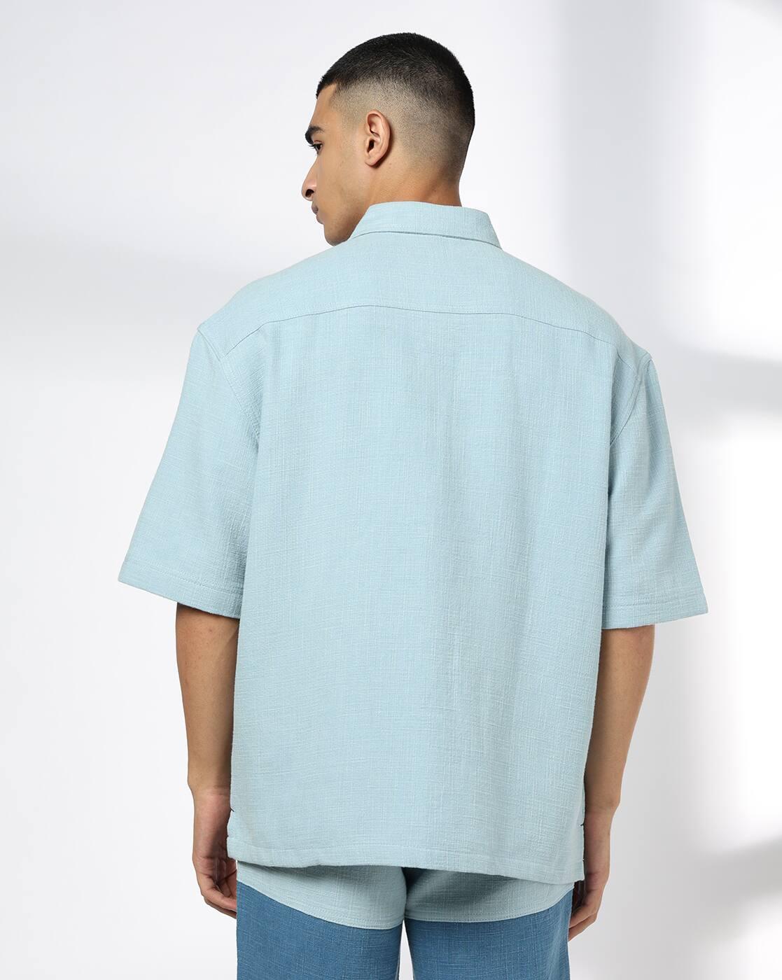 DNMX | Men Boxy Fit Classic Shirt|2