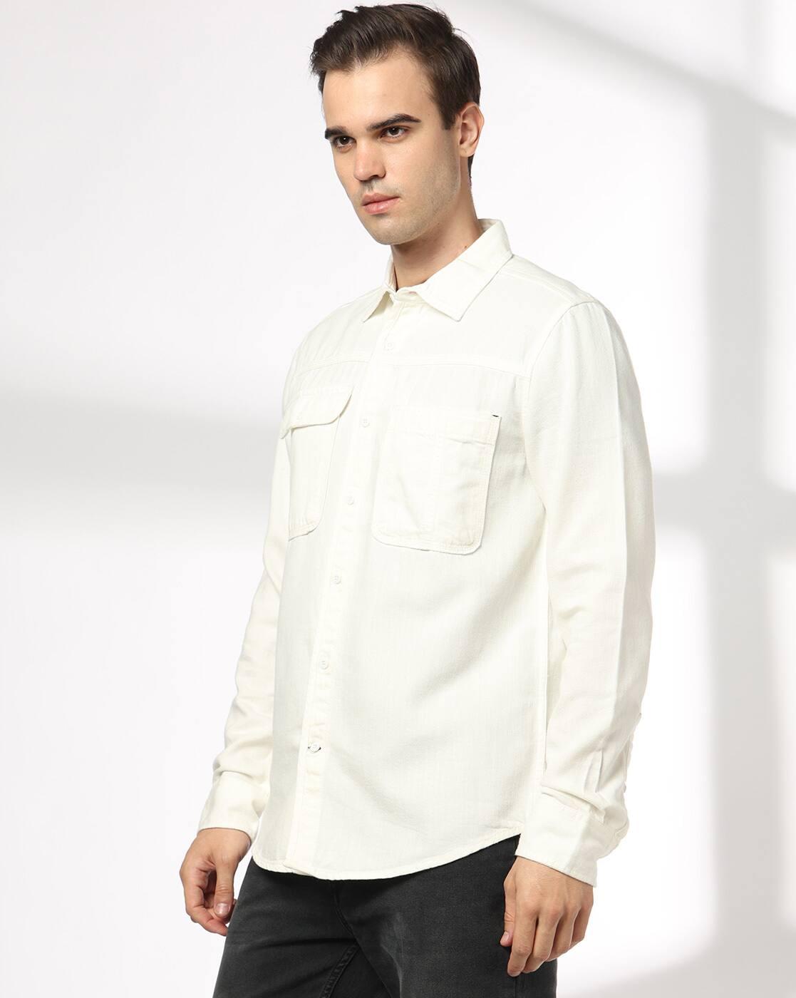 DNMX | Men Boxy Fit Casual Shirt|1