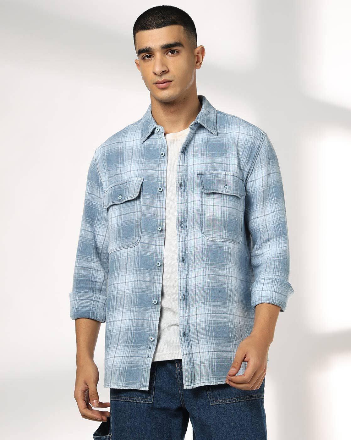 DNMX | Men Checks Regular Fit Shirt|0