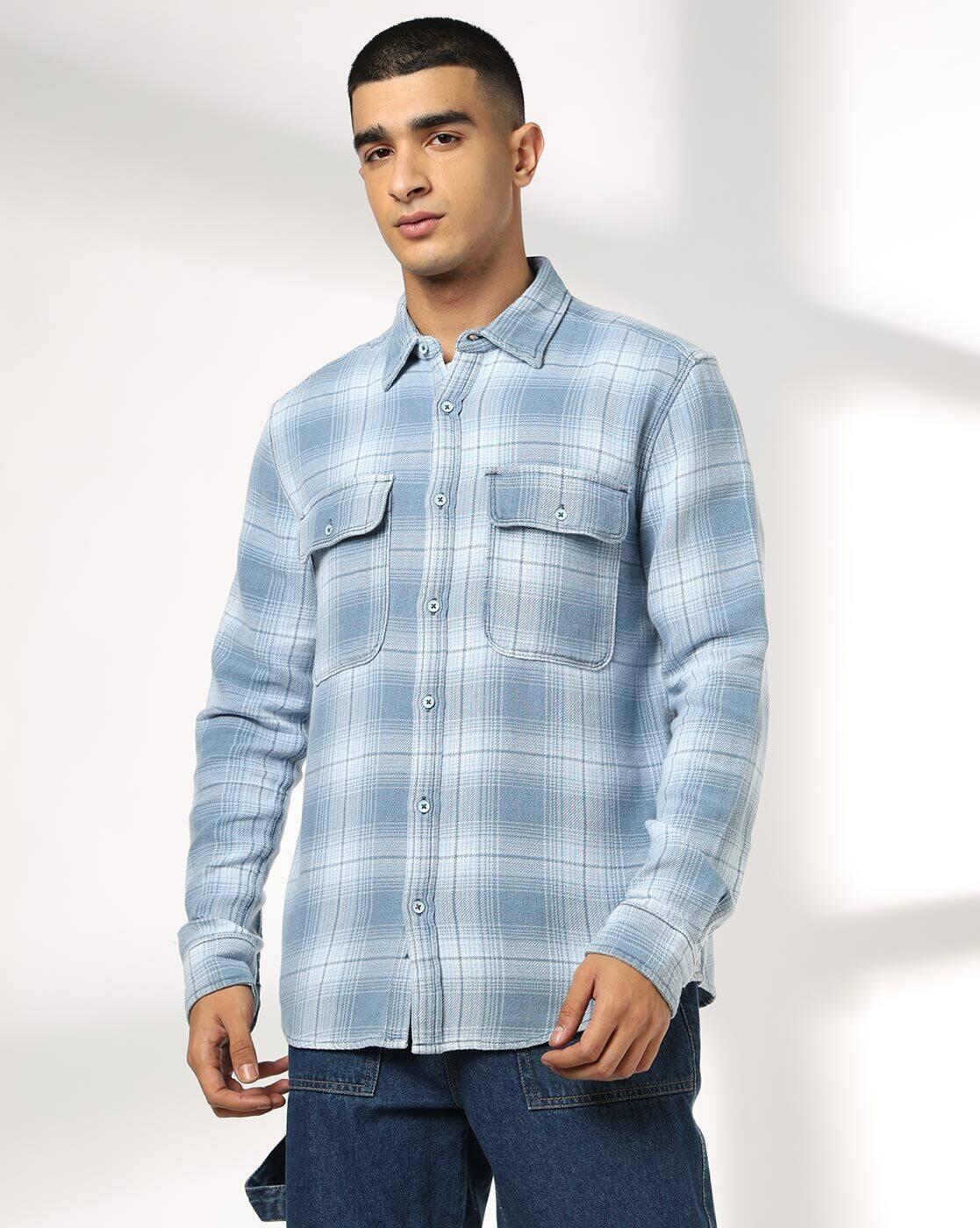 DNMX | Men Checks Regular Fit Shirt|1