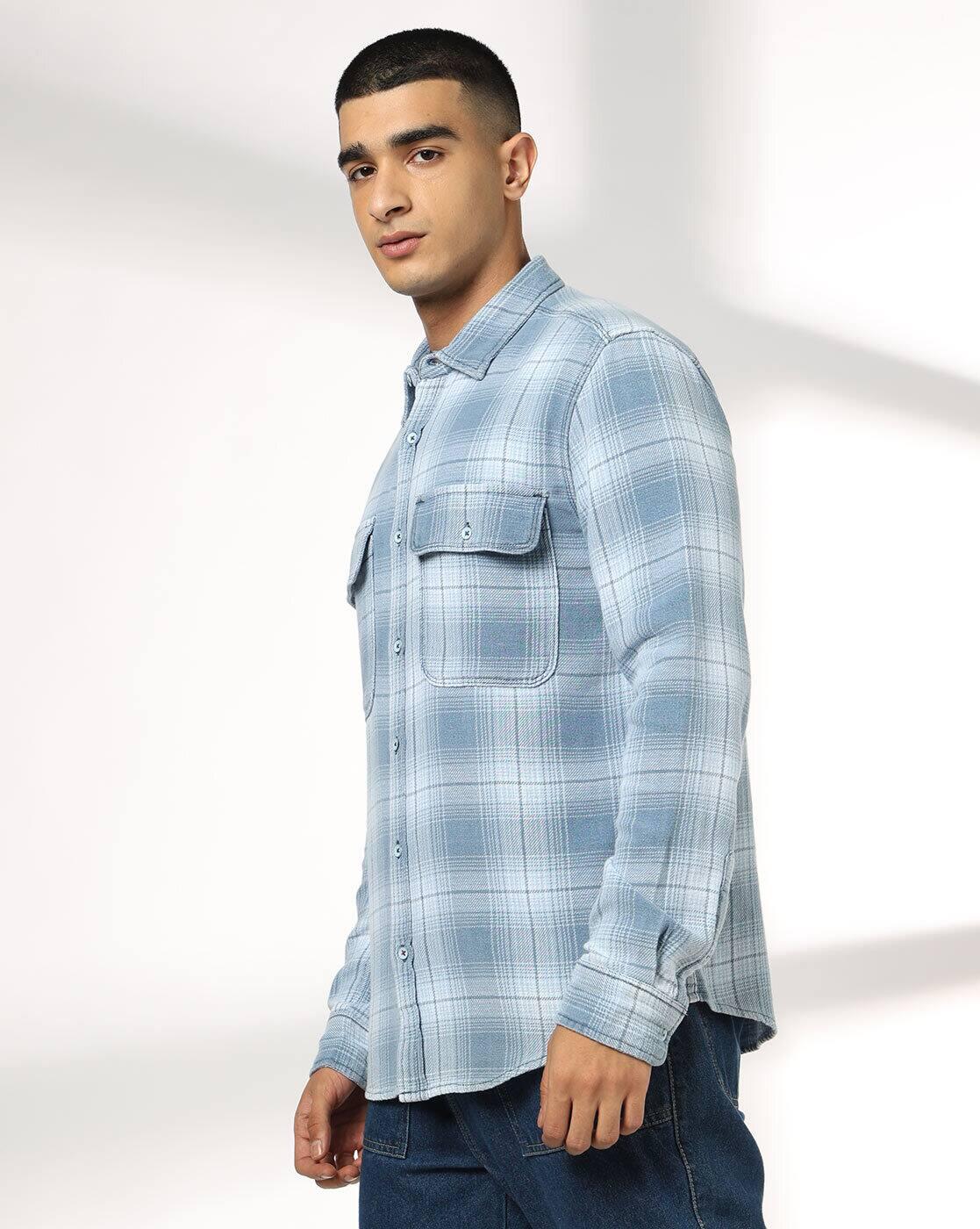 DNMX | Men Checks Regular Fit Shirt|2