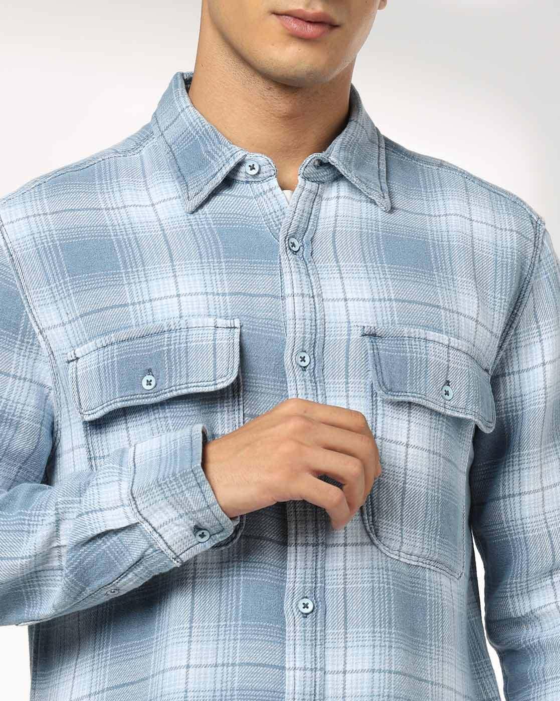 DNMX | Men Checks Regular Fit Shirt|5