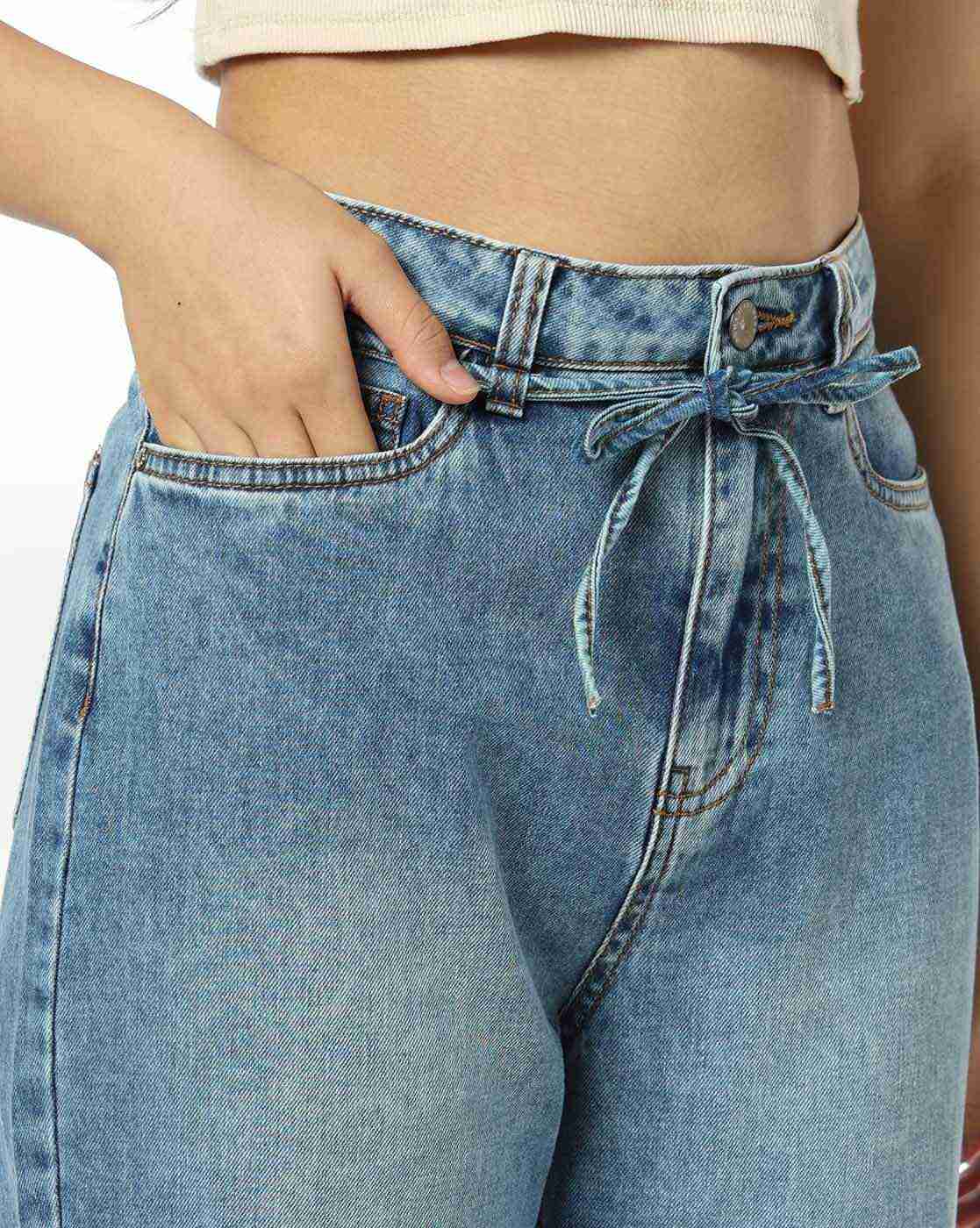 DNMX | Women High-Rise Mom Fit Jeans|3