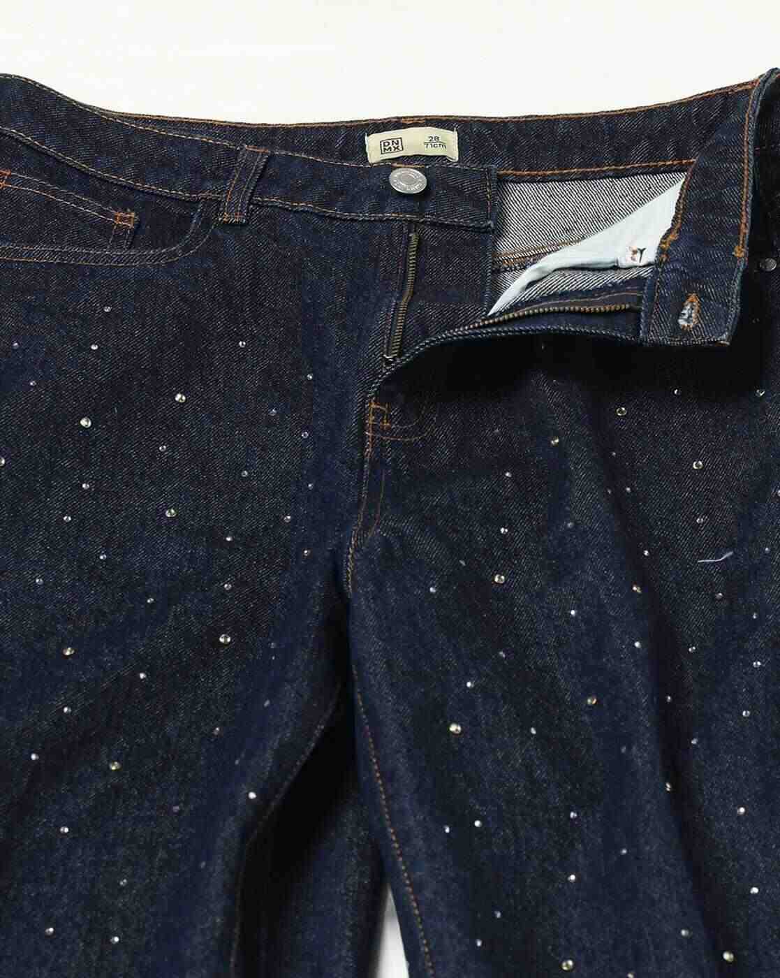 DNMX | Women High-Rise Barrel Fit Jeans|4