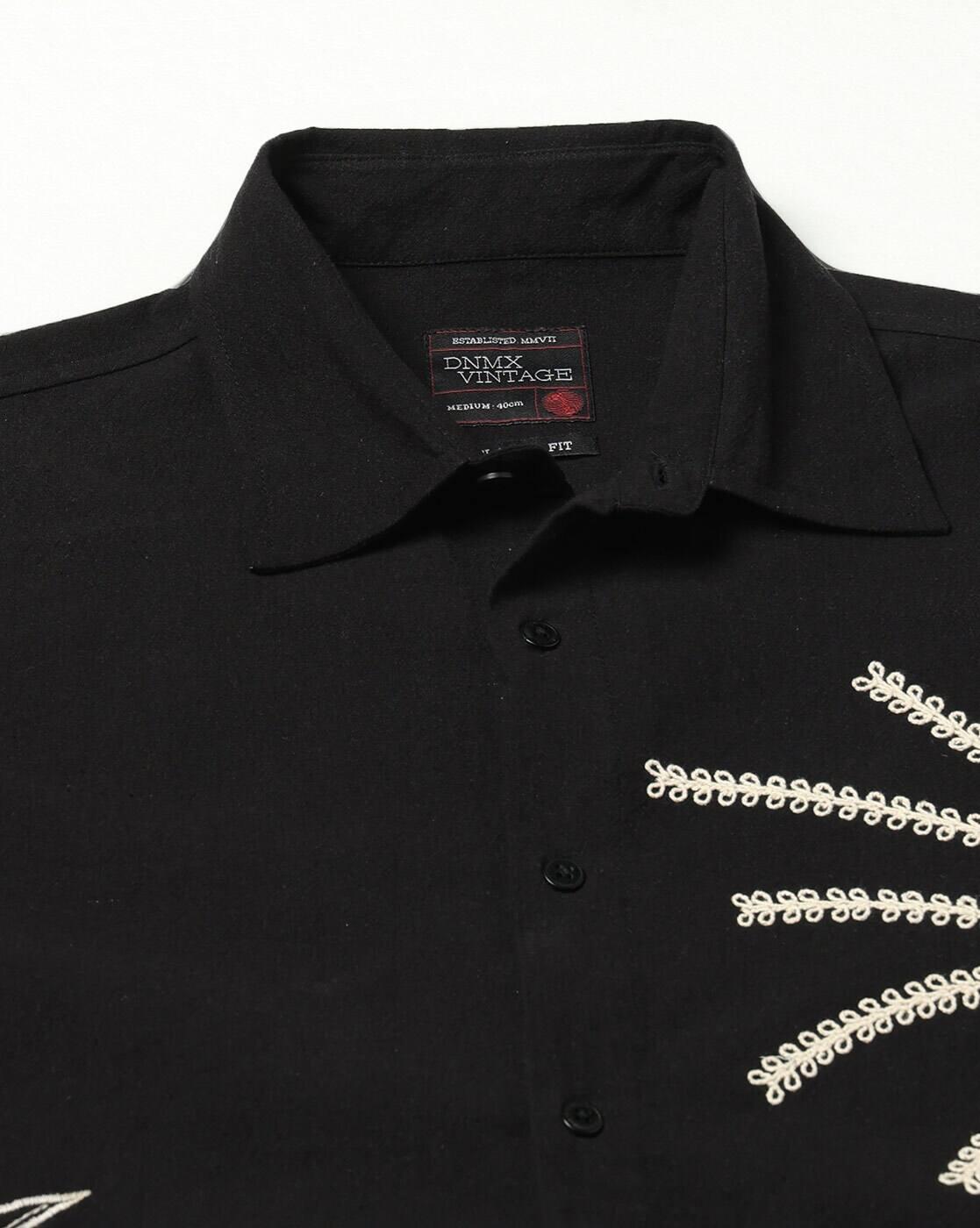 DNMX | Men Embroidered Relaxed Fit Shirt|5